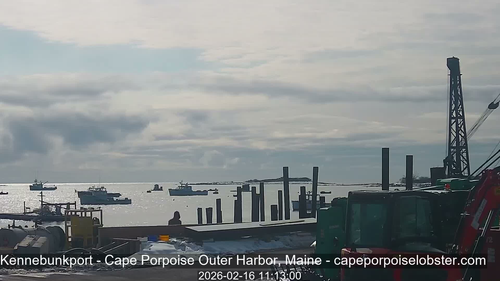 Cape Porpoise, Outer Harbor Live Cam - Kennebunkport, Maine, USA
