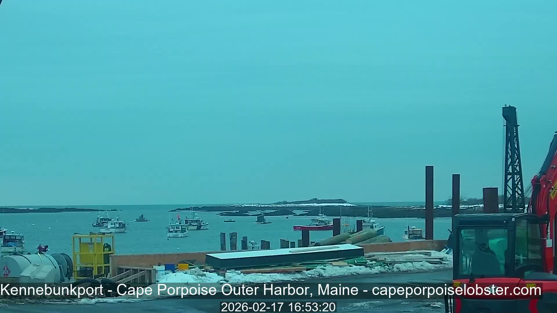 Cape Porpoise, Outer Harbor Live Cam - Kennebunkport, Maine, USA