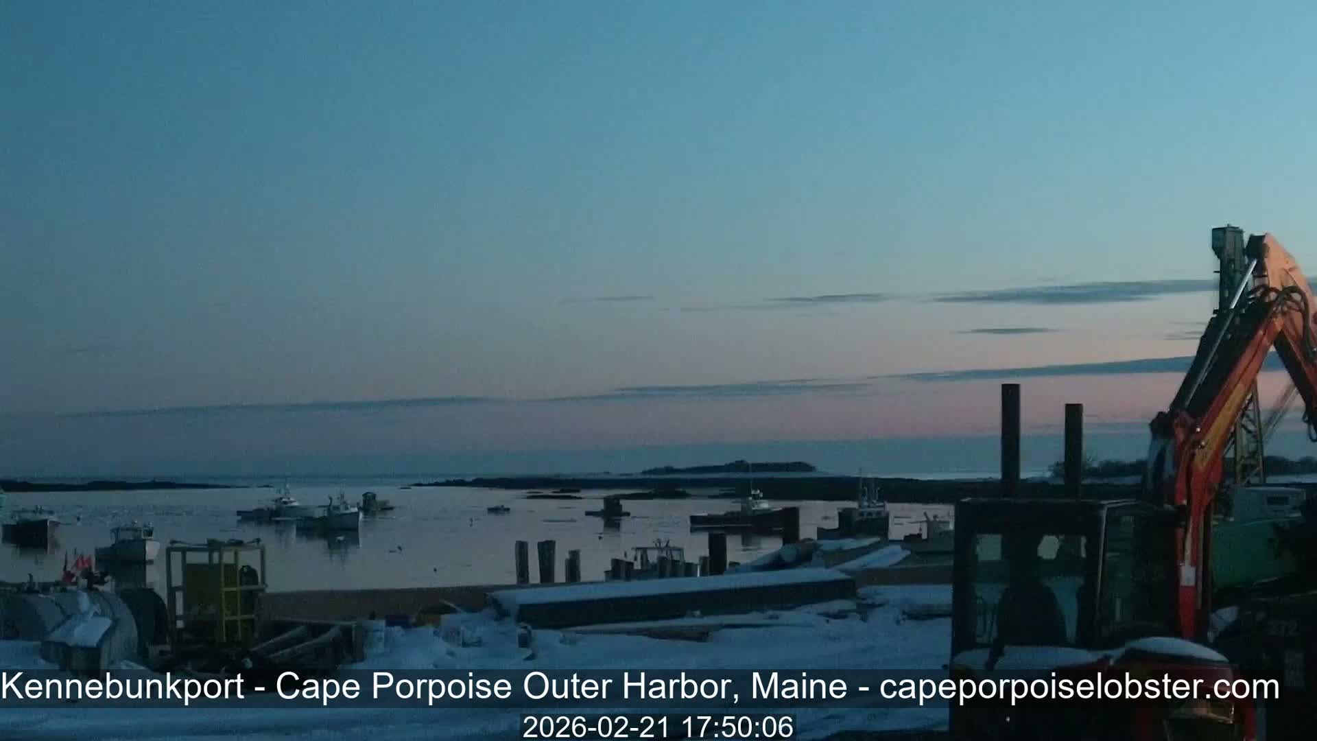 Cape Porpoise, Outer Harbor Live Cam - Kennebunkport, Maine, USA