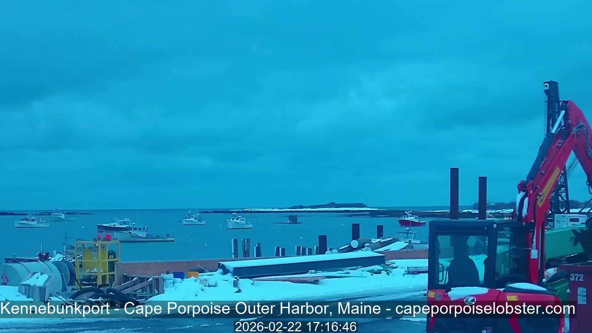 Cape Porpoise, Outer Harbor Live Cam - Kennebunkport, Maine, USA