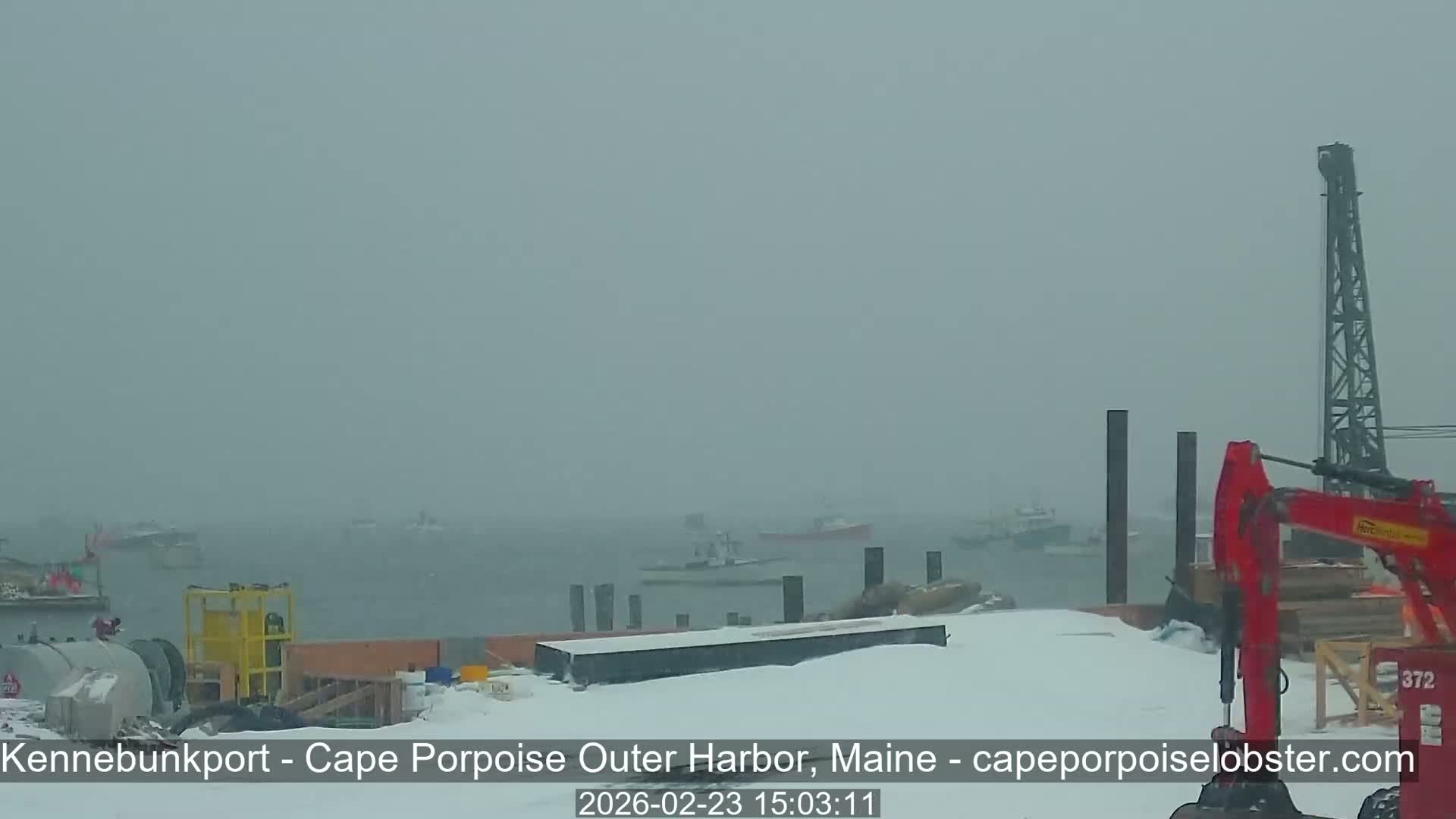 Cape Porpoise, Outer Harbor Live Cam - Kennebunkport, Maine, USA