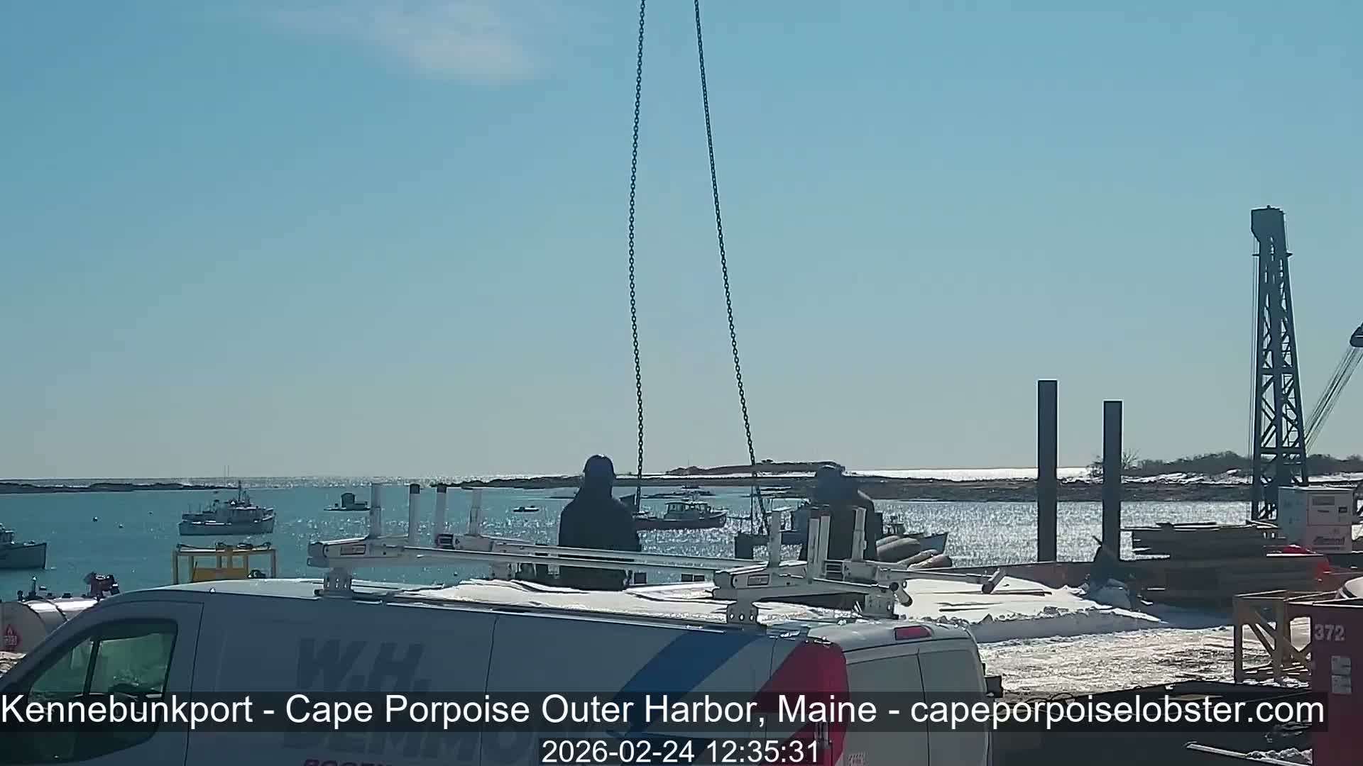 Cape Porpoise, Outer Harbor Live Cam - Kennebunkport, Maine, USA
