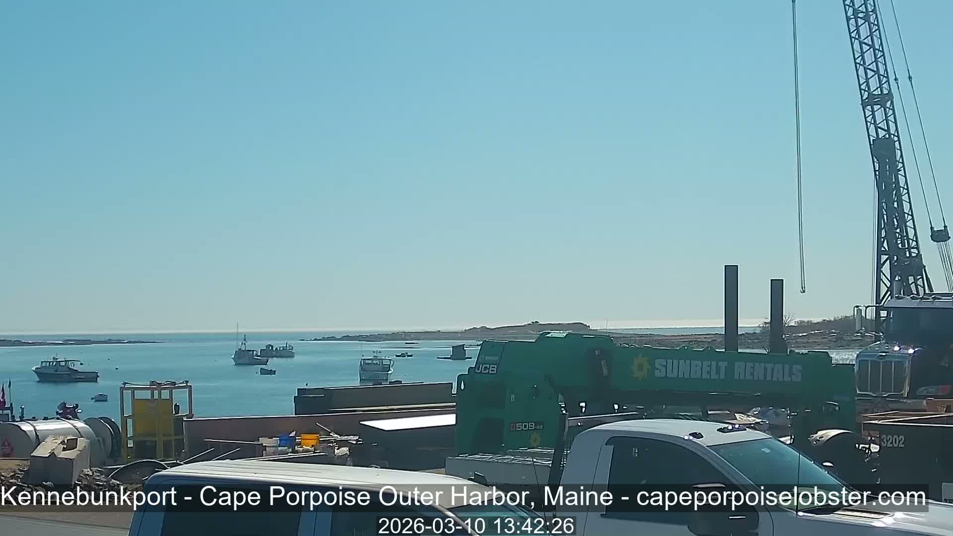 Cape Porpoise, Outer Harbor Live Cam - Kennebunkport, Maine, USA