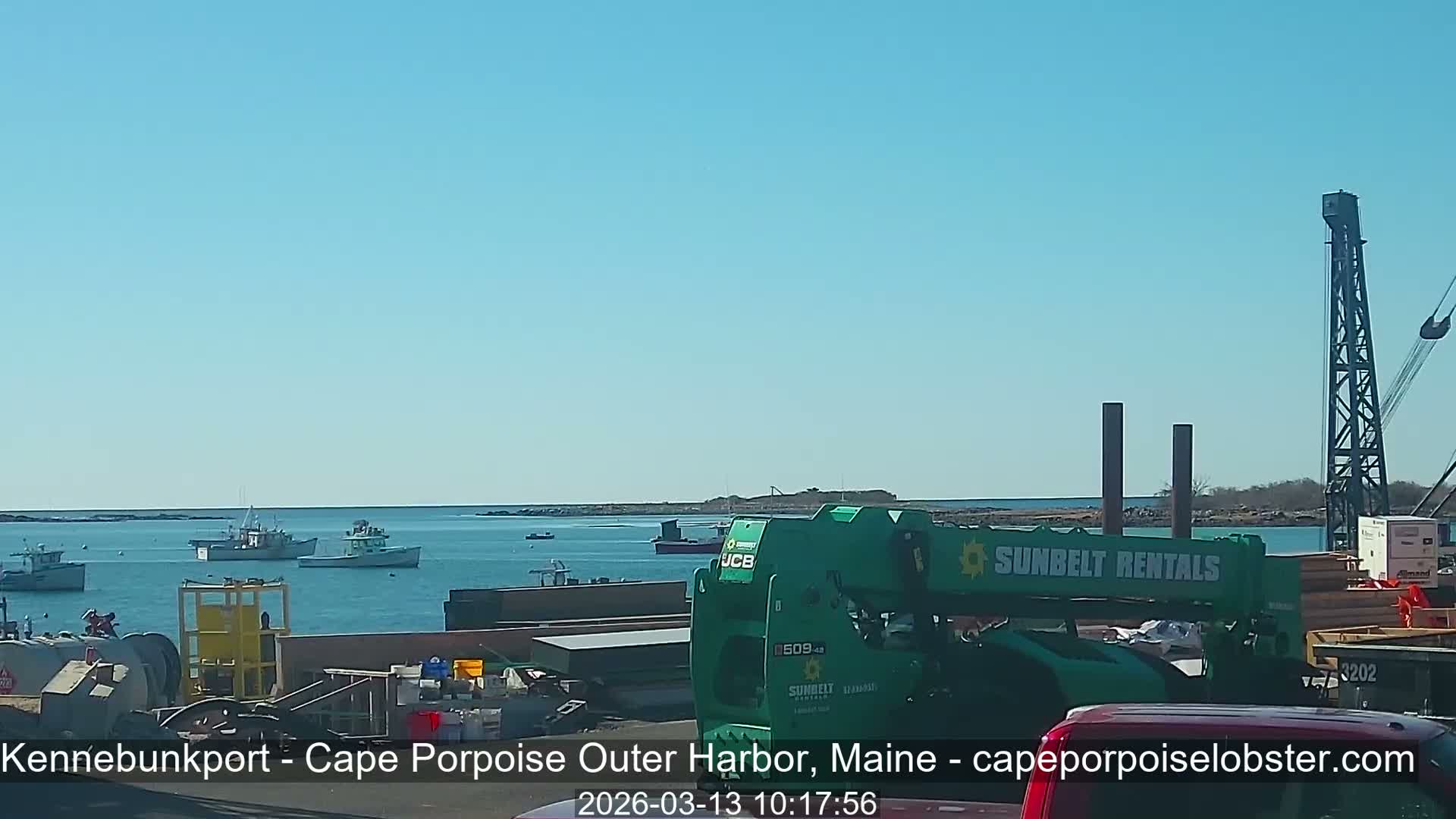 Cape Porpoise, Outer Harbor Live Cam - Kennebunkport, Maine, USA