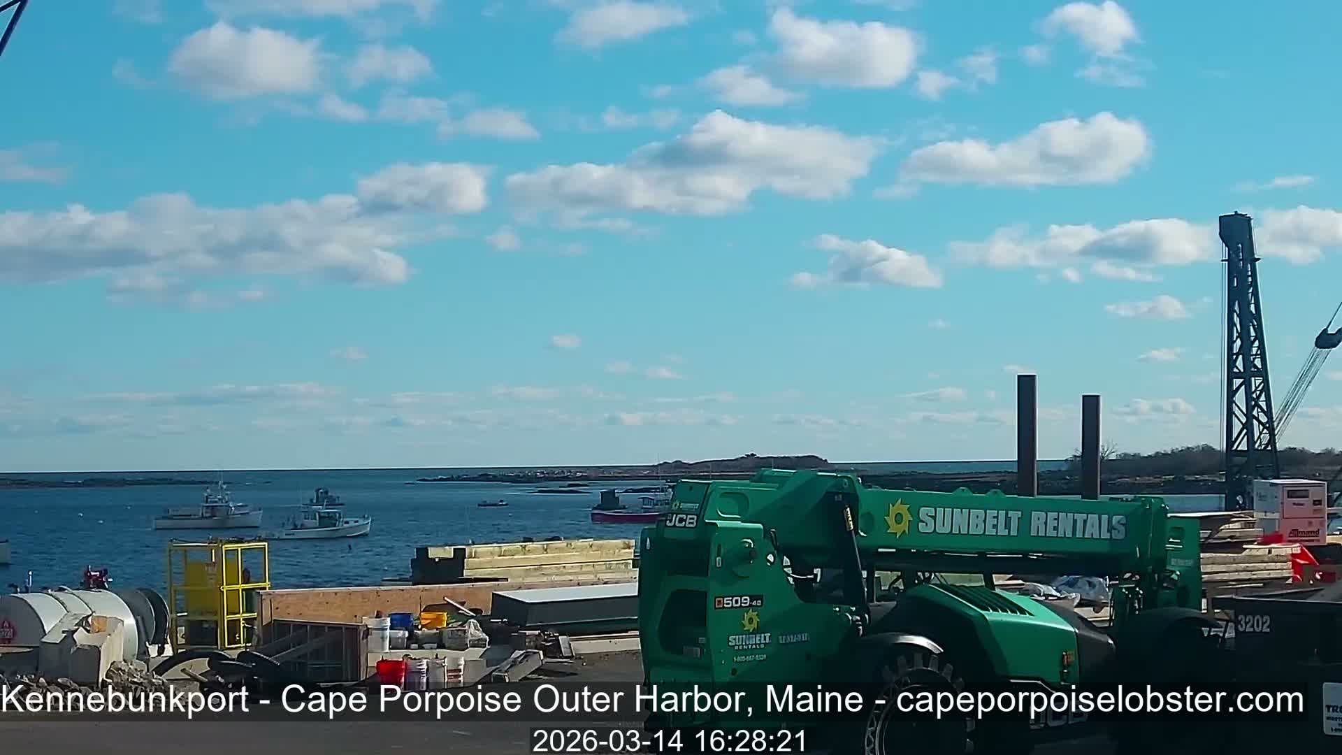 Cape Porpoise, Outer Harbor Live Cam - Kennebunkport, Maine, USA