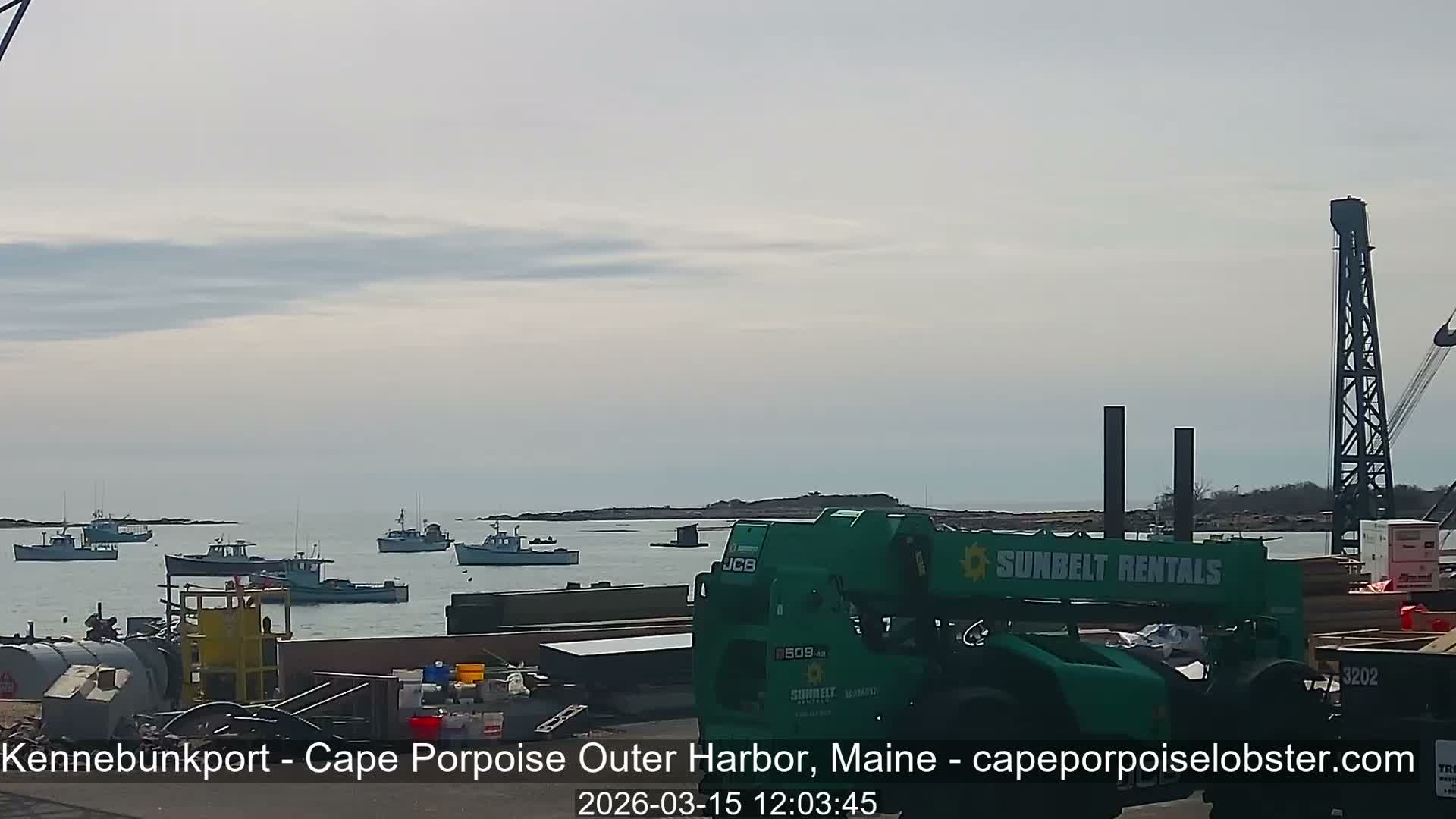 Cape Porpoise, Outer Harbor Live Cam - Kennebunkport, Maine, USA