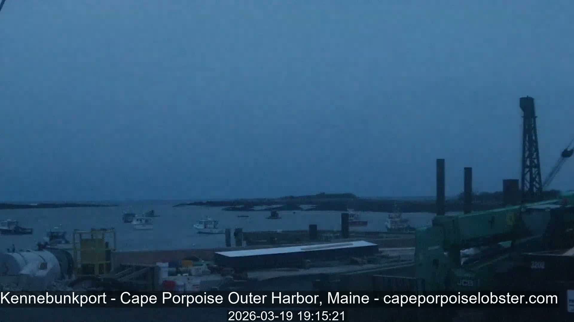 Cape Porpoise, Outer Harbor Live Cam - Kennebunkport, Maine, USA