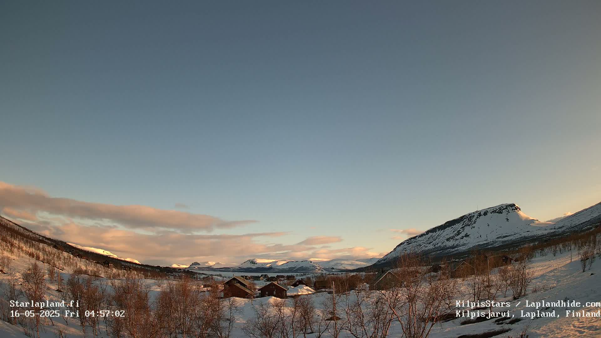 Kilpisjarvi Village , Northern Lights/Aurora Borealis Live Cam - Kilpisjärvi, Enontekiö, Lapland, Finland