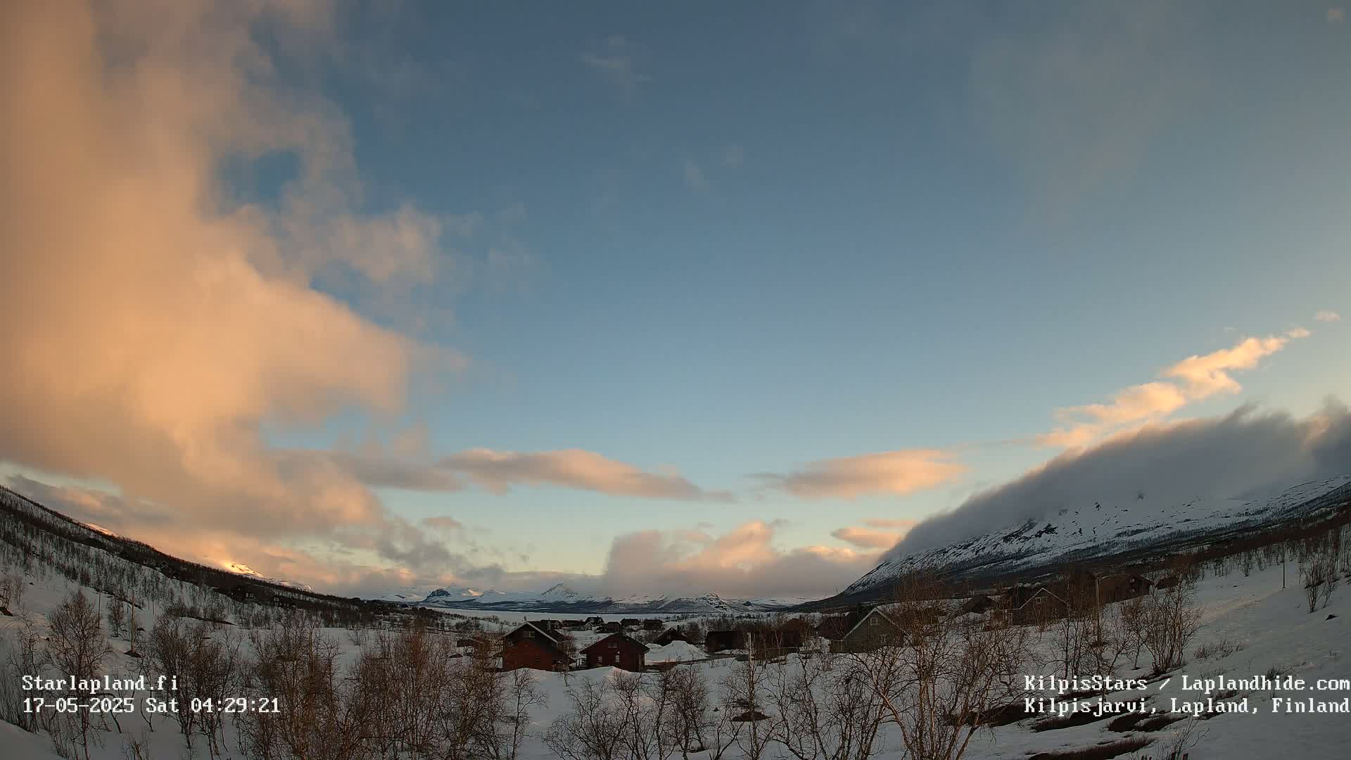 Kilpisjarvi Village , Northern Lights/Aurora Borealis Live Cam - Kilpisjärvi, Enontekiö, Lapland, Finland