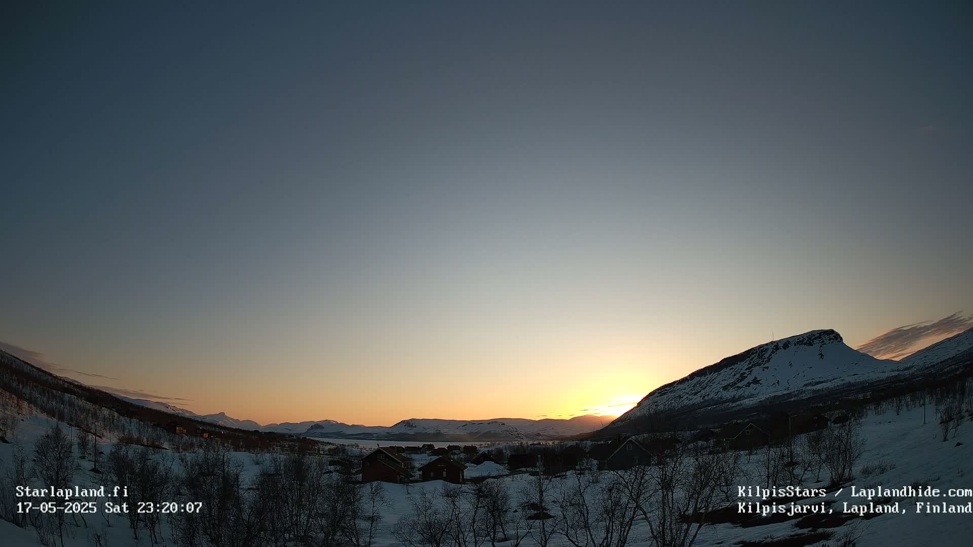 Kilpisjarvi Village , Northern Lights/Aurora Borealis Live Cam - Kilpisjärvi, Enontekiö, Lapland, Finland