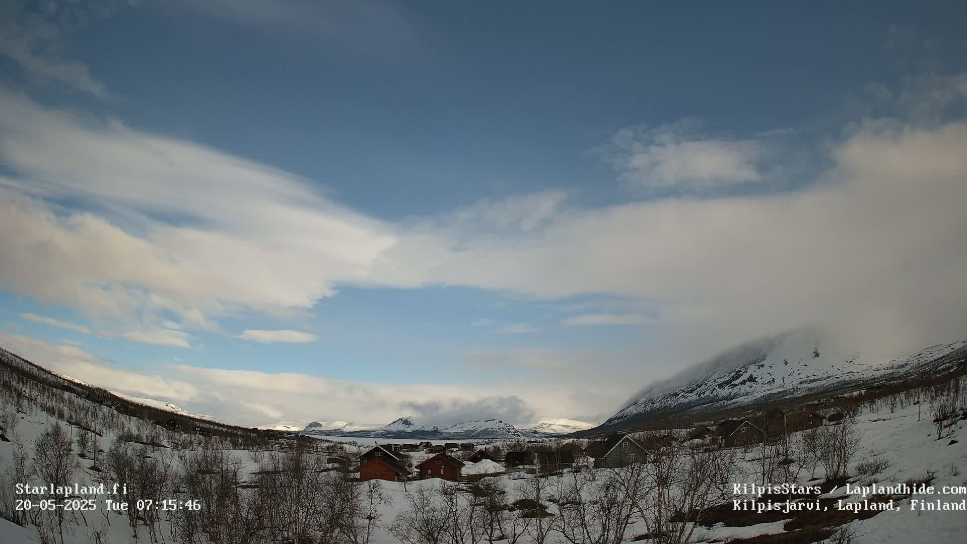 Kilpisjarvi Village , Northern Lights/Aurora Borealis Live Cam - Kilpisjärvi, Enontekiö, Lapland, Finland