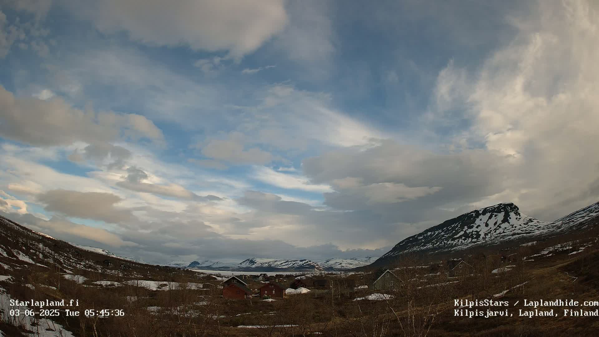 Kilpisjarvi Village , Northern Lights/Aurora Borealis Live Cam - Kilpisjärvi, Enontekiö, Lapland, Finland