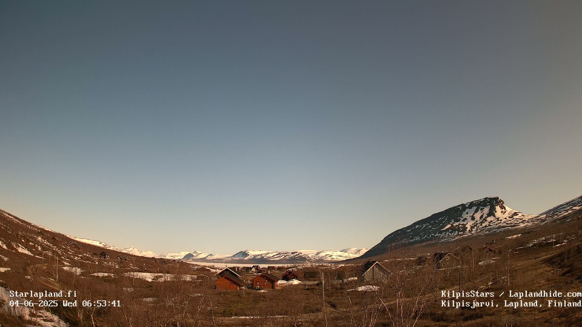 Kilpisjarvi Village , Northern Lights/Aurora Borealis Live Cam - Kilpisjärvi, Enontekiö, Lapland, Finland