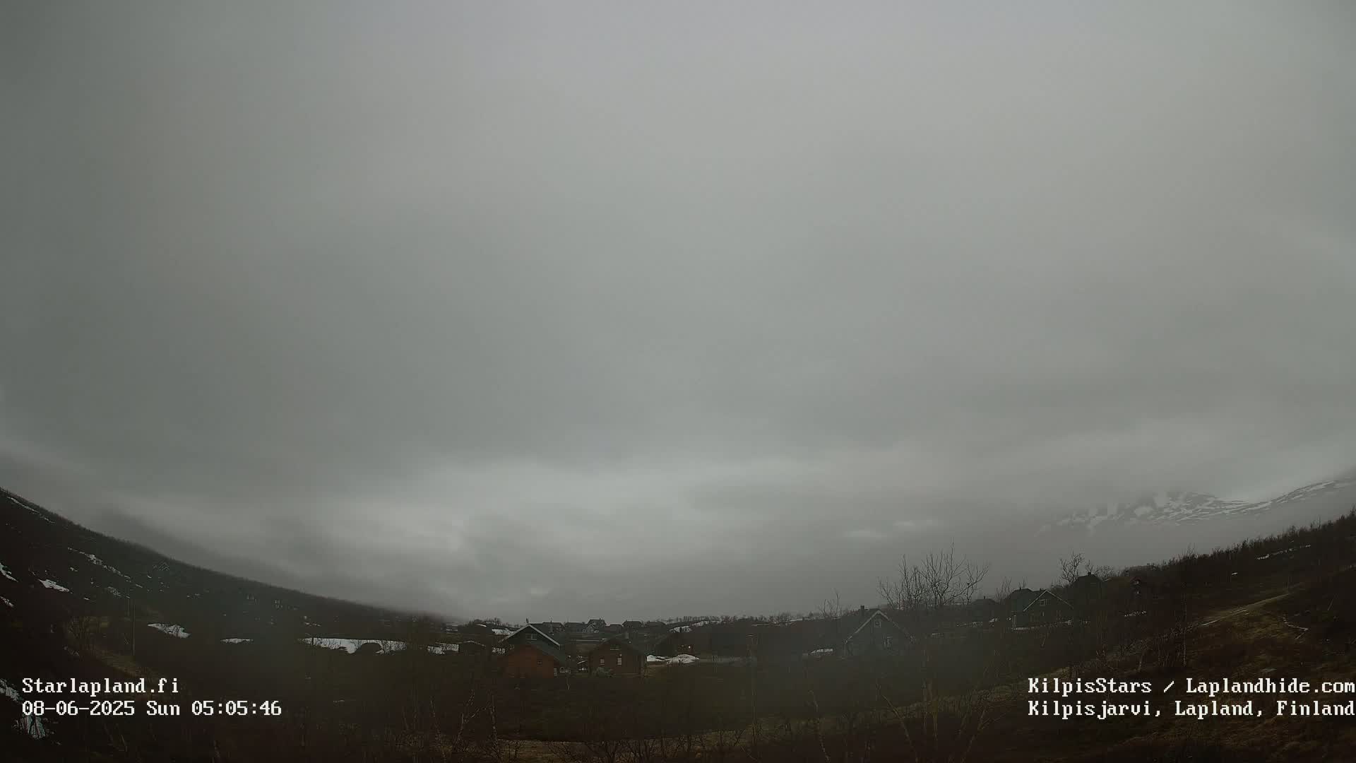 Kilpisjarvi Village , Northern Lights/Aurora Borealis Live Cam - Kilpisjärvi, Enontekiö, Lapland, Finland