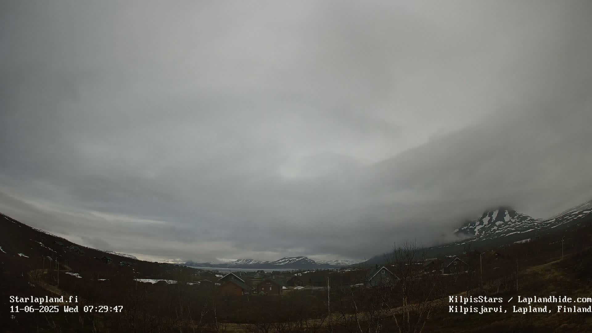 Kilpisjarvi Village , Northern Lights/Aurora Borealis Live Cam - Kilpisjärvi, Enontekiö, Lapland, Finland