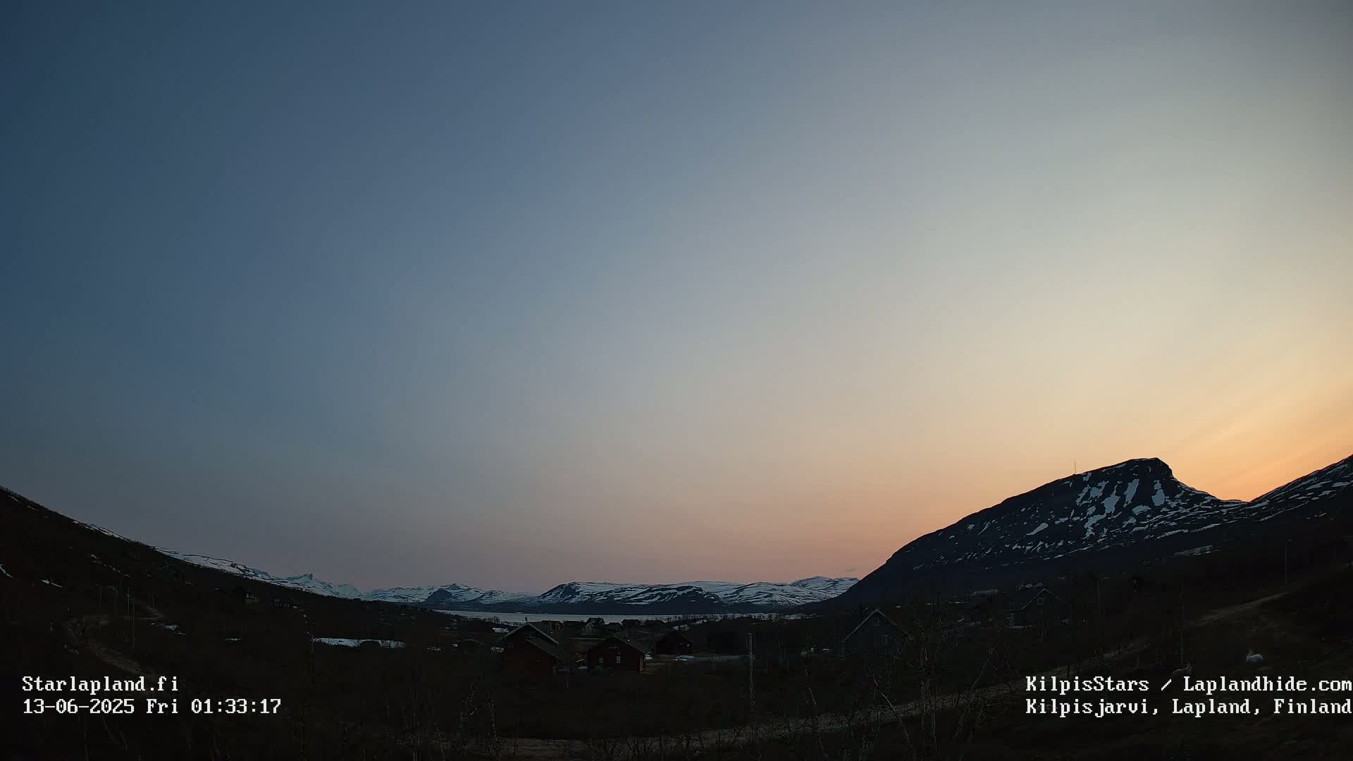 Kilpisjarvi Village , Northern Lights/Aurora Borealis Live Cam - Kilpisjärvi, Enontekiö, Lapland, Finland