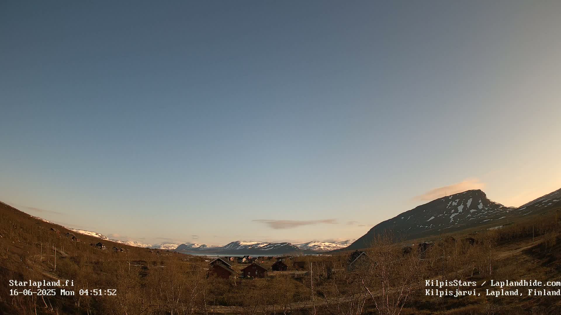 Kilpisjarvi Village , Northern Lights/Aurora Borealis Live Cam - Kilpisjärvi, Enontekiö, Lapland, Finland