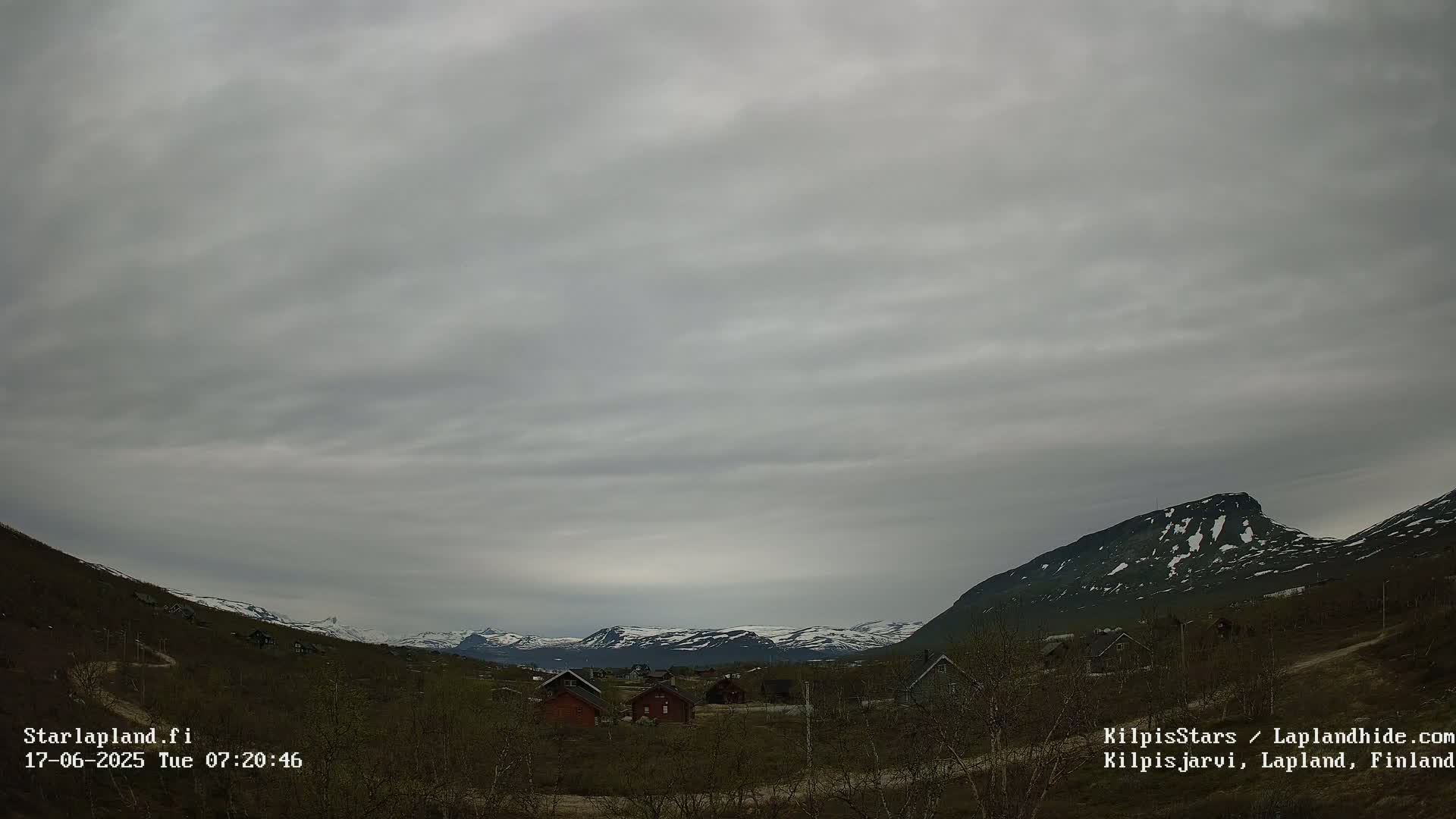 Kilpisjarvi Village , Northern Lights/Aurora Borealis Live Cam - Kilpisjärvi, Enontekiö, Lapland, Finland
