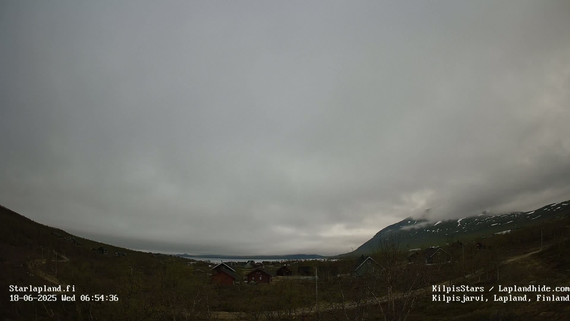 Kilpisjarvi Village , Northern Lights/Aurora Borealis Live Cam - Kilpisjärvi, Enontekiö, Lapland, Finland