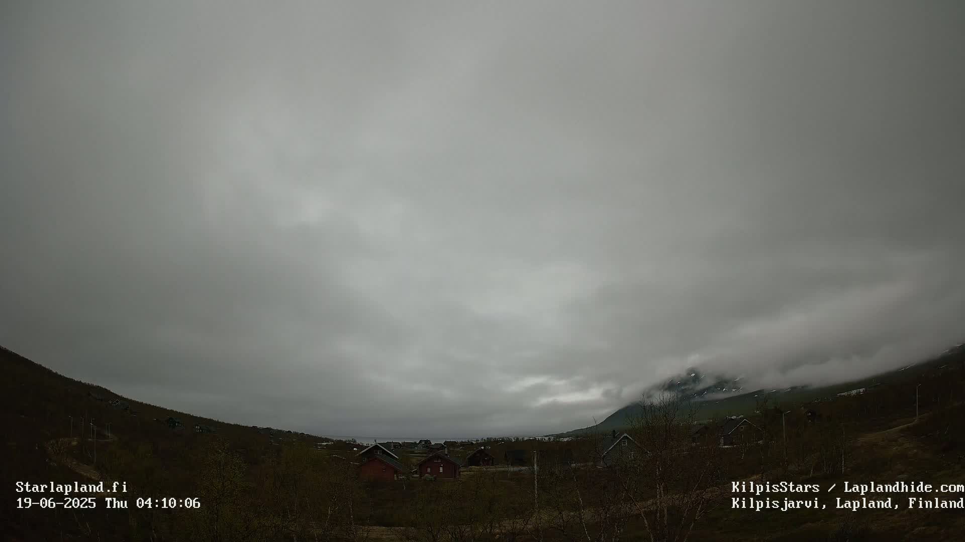 Kilpisjarvi Village , Northern Lights/Aurora Borealis Live Cam - Kilpisjärvi, Enontekiö, Lapland, Finland