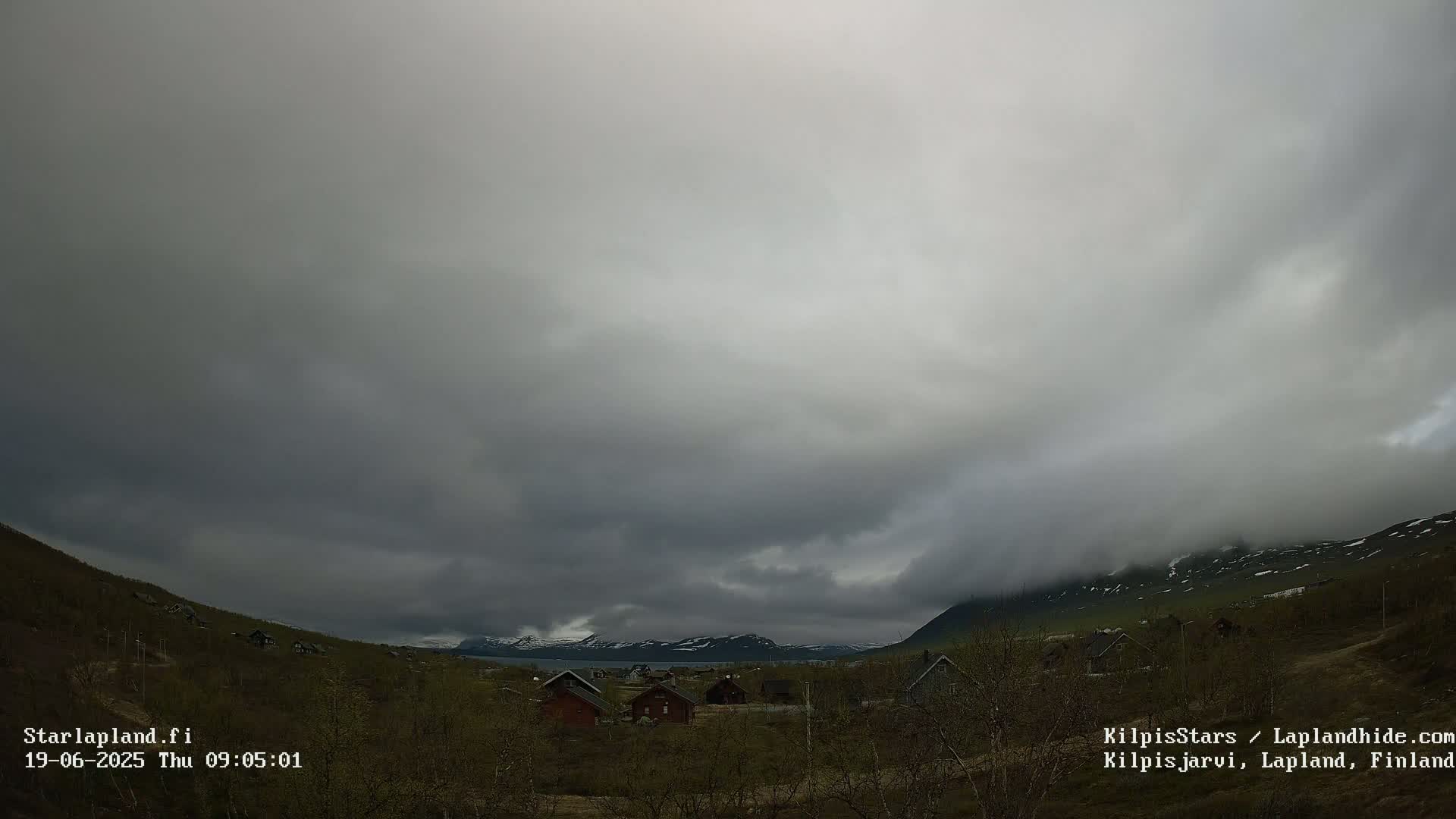 Kilpisjarvi Village , Northern Lights/Aurora Borealis Live Cam - Kilpisjärvi, Enontekiö, Lapland, Finland