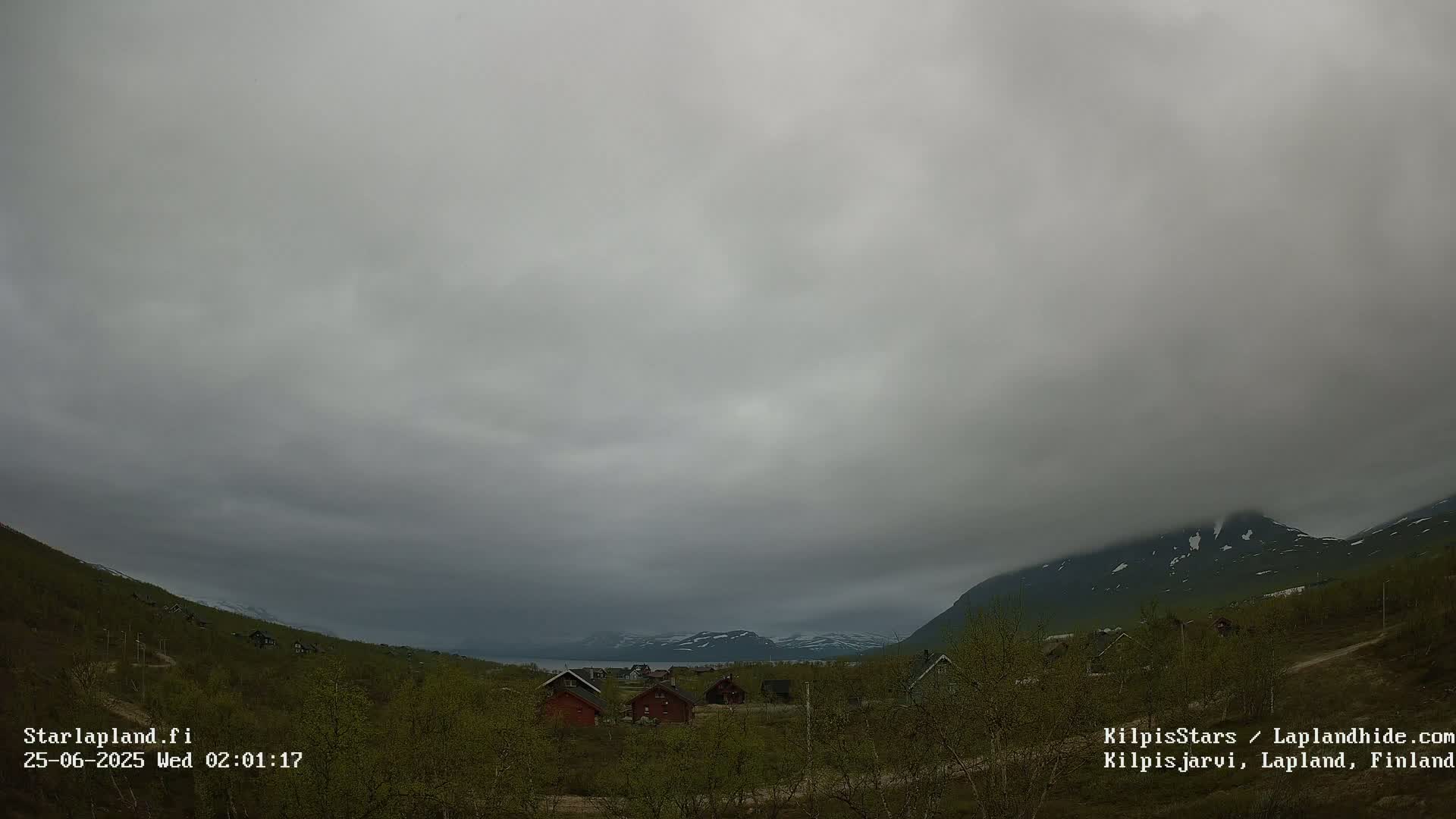 Kilpisjarvi Village , Northern Lights/Aurora Borealis Live Cam - Kilpisjärvi, Enontekiö, Lapland, Finland