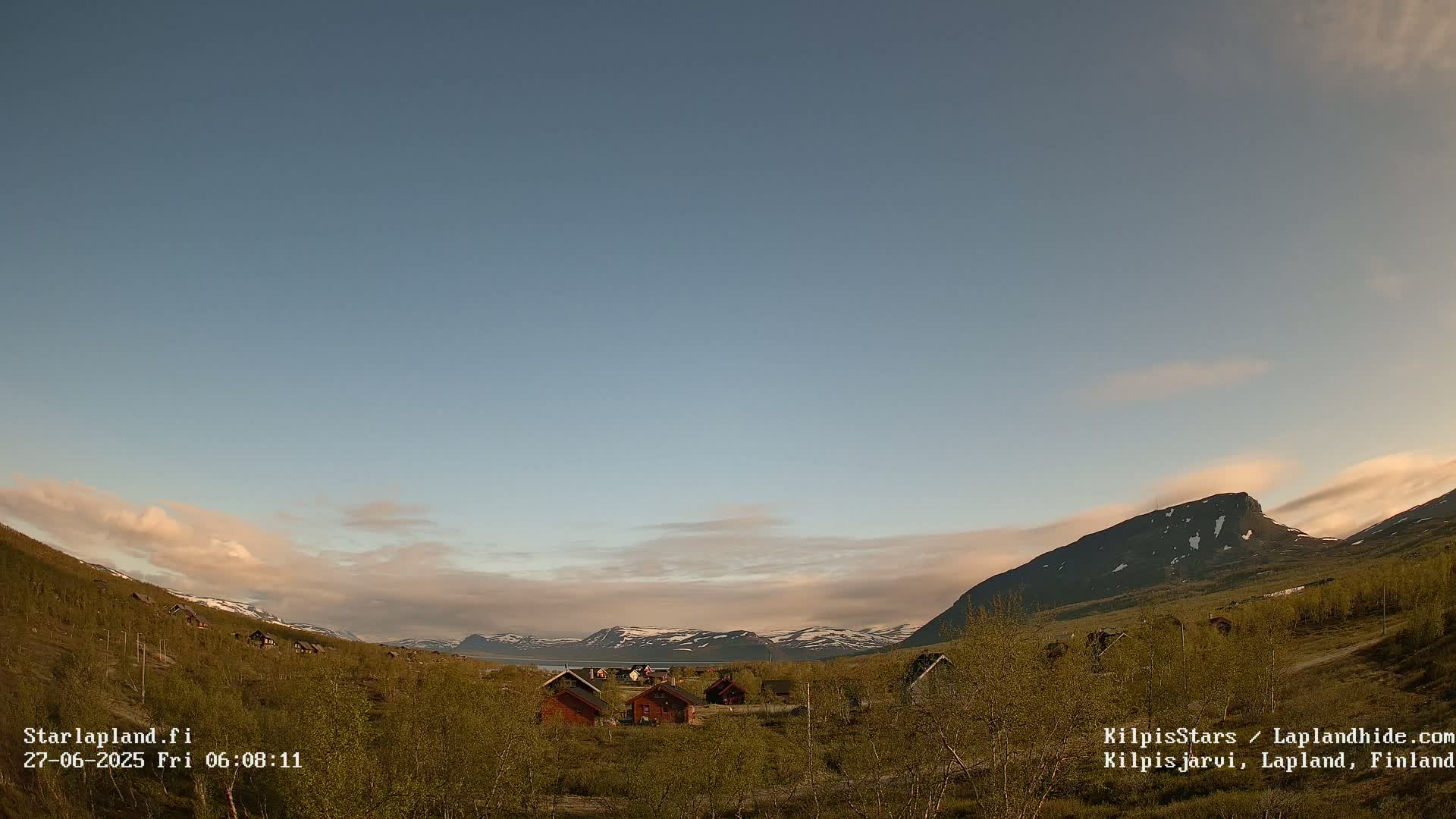 Kilpisjarvi Village , Northern Lights/Aurora Borealis Live Cam - Kilpisjärvi, Enontekiö, Lapland, Finland