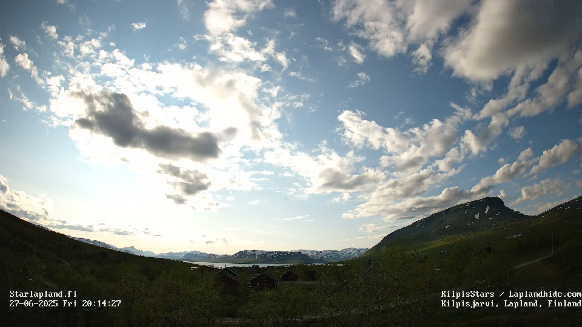 Kilpisjarvi Village , Northern Lights/Aurora Borealis Live Cam - Kilpisjärvi, Enontekiö, Lapland, Finland