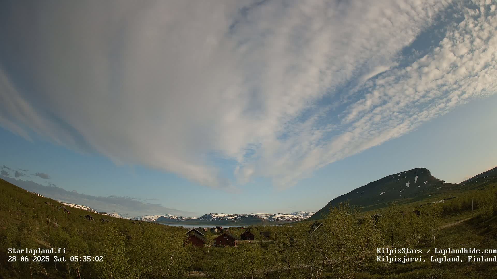 Kilpisjarvi Village , Northern Lights/Aurora Borealis Live Cam - Kilpisjärvi, Enontekiö, Lapland, Finland