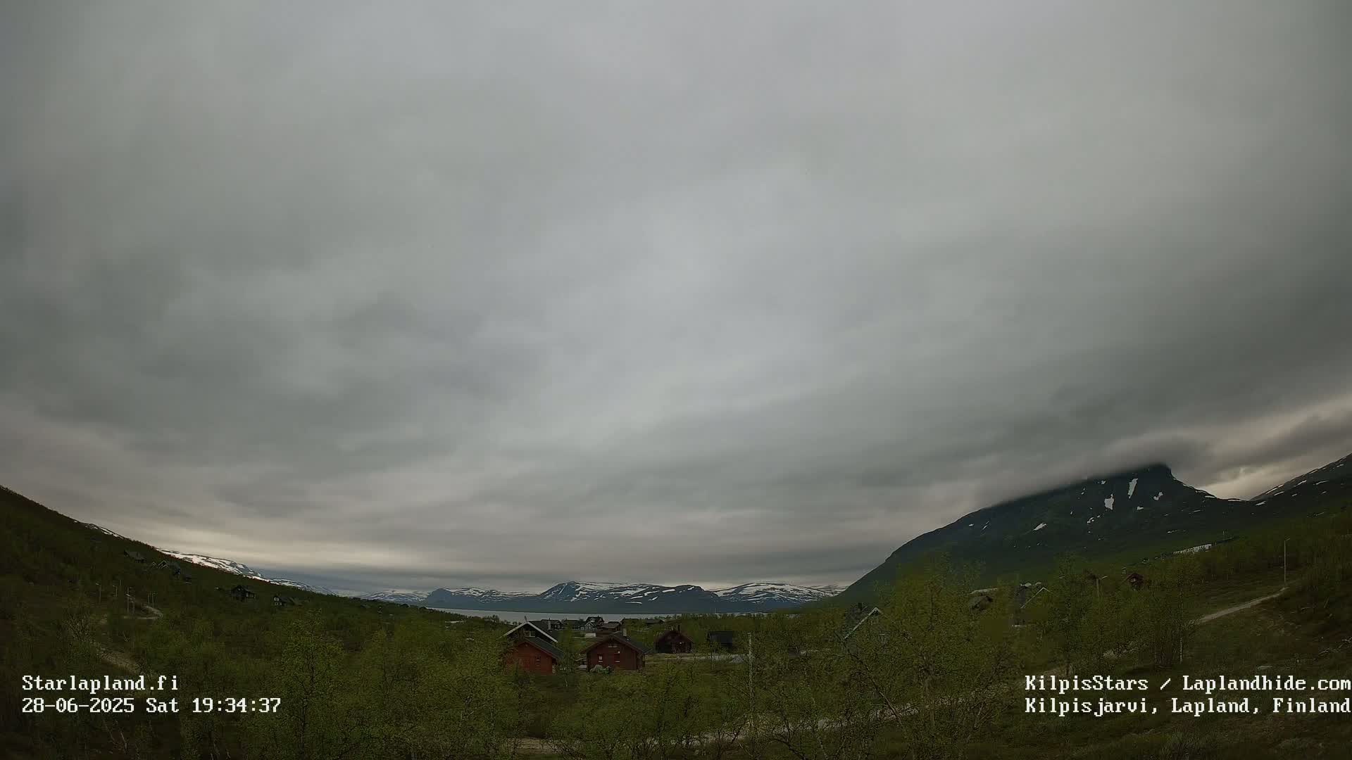 Kilpisjarvi Village , Northern Lights/Aurora Borealis Live Cam - Kilpisjärvi, Enontekiö, Lapland, Finland