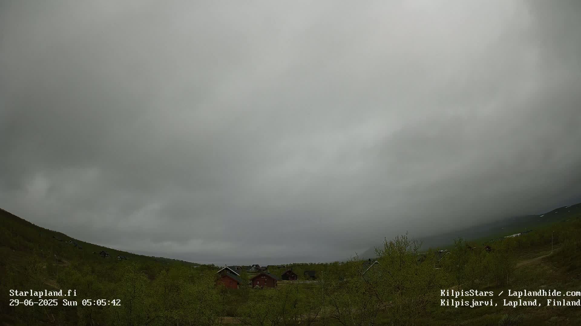 Kilpisjarvi Village , Northern Lights/Aurora Borealis Live Cam - Kilpisjärvi, Enontekiö, Lapland, Finland