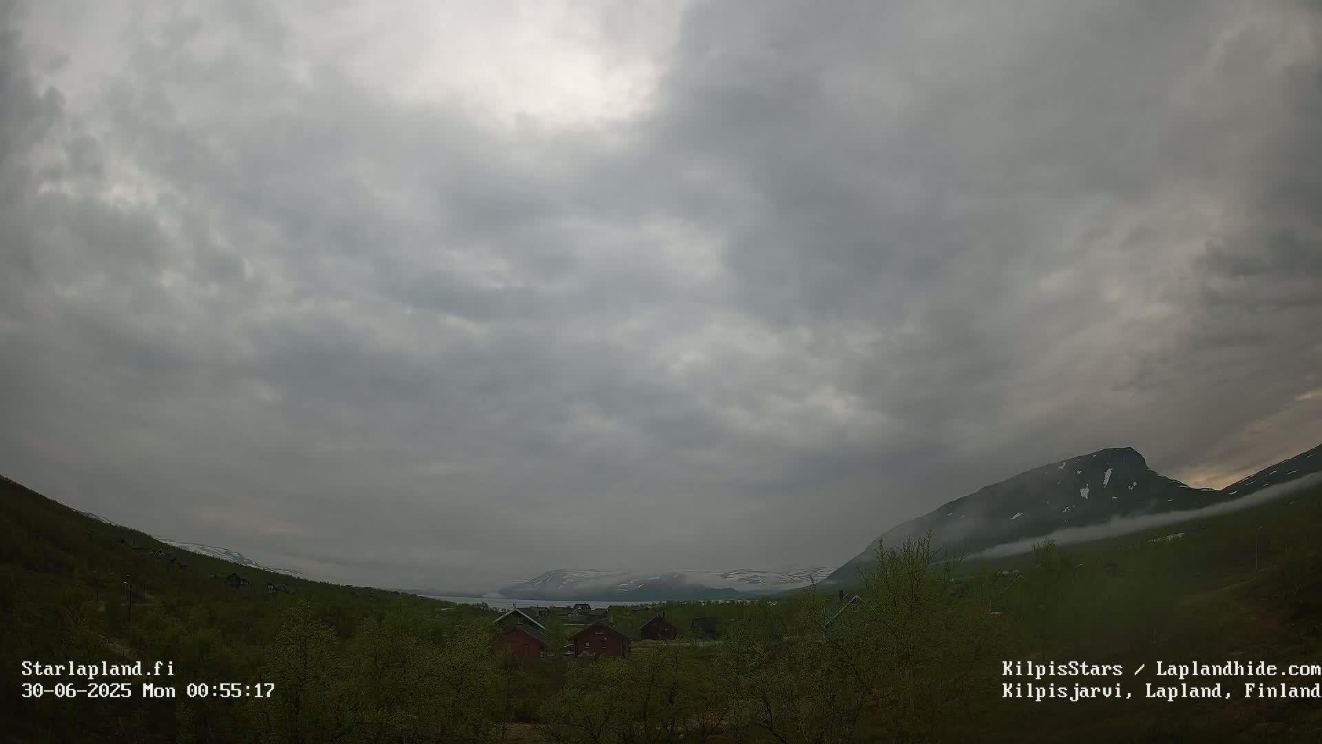 Kilpisjarvi Village , Northern Lights/Aurora Borealis Live Cam - Kilpisjärvi, Enontekiö, Lapland, Finland