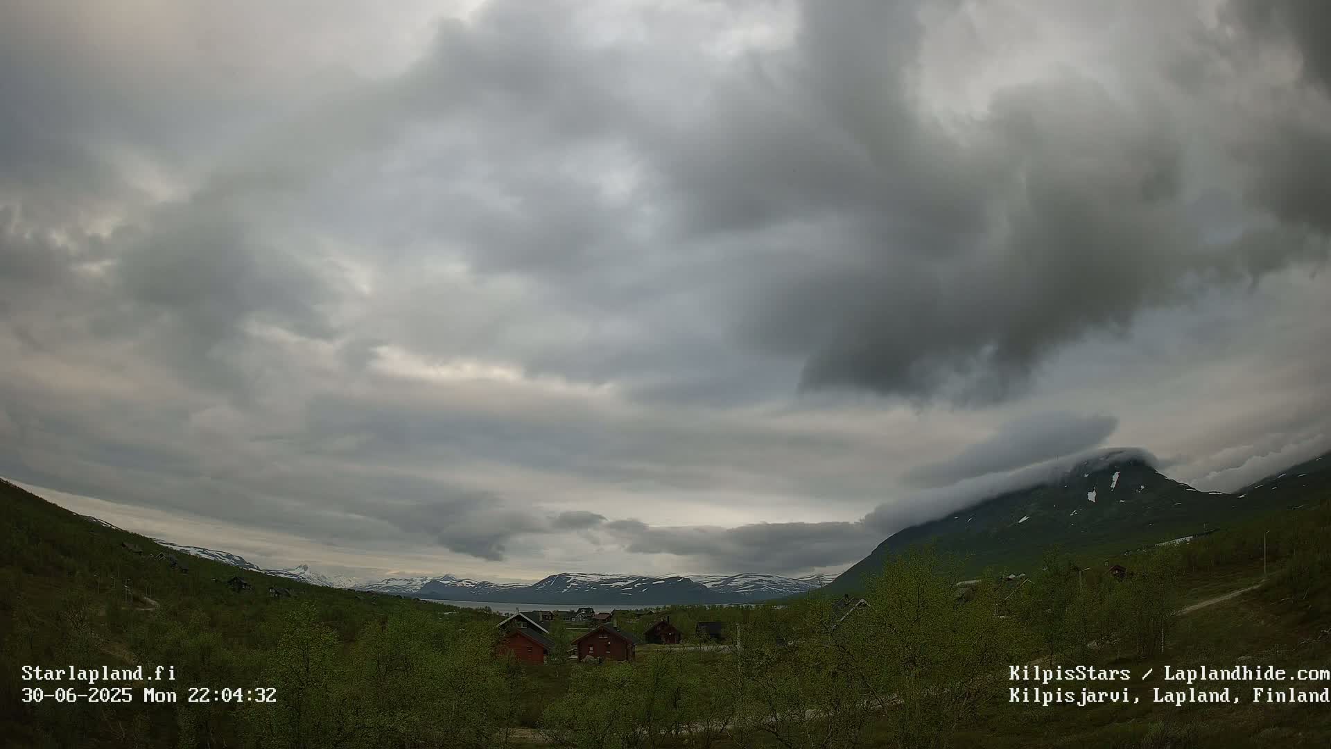 Kilpisjarvi Village , Northern Lights/Aurora Borealis Live Cam - Kilpisjärvi, Enontekiö, Lapland, Finland