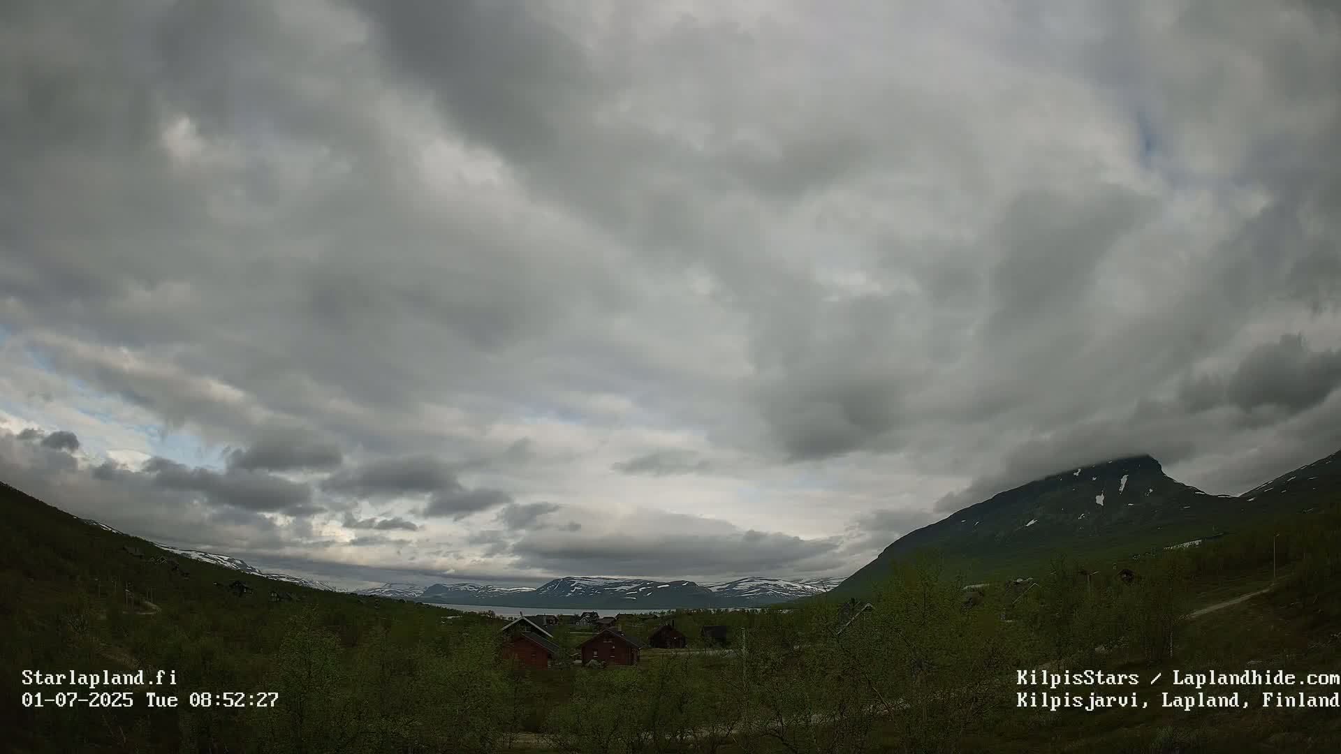 Kilpisjarvi Village , Northern Lights/Aurora Borealis Live Cam - Kilpisjärvi, Enontekiö, Lapland, Finland