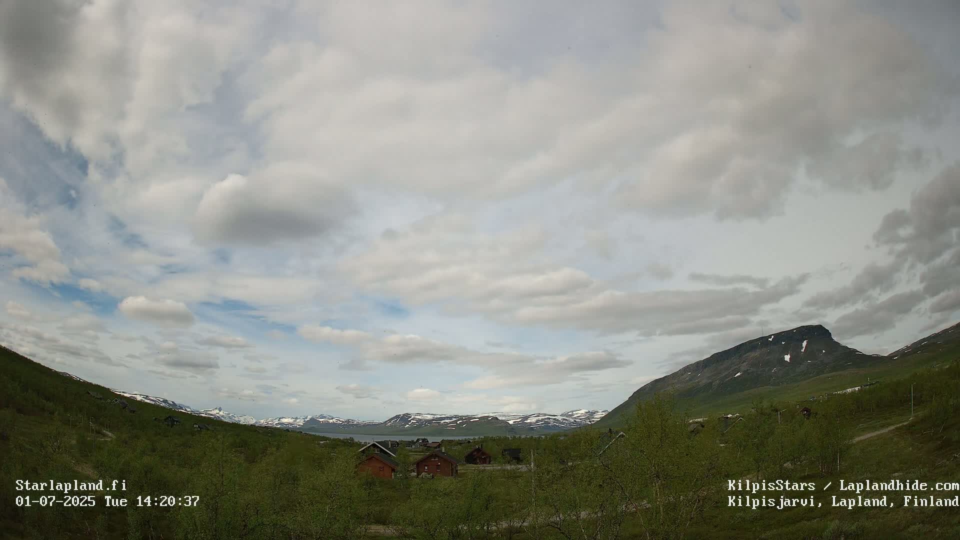 Kilpisjarvi Village , Northern Lights/Aurora Borealis Live Cam - Kilpisjärvi, Enontekiö, Lapland, Finland