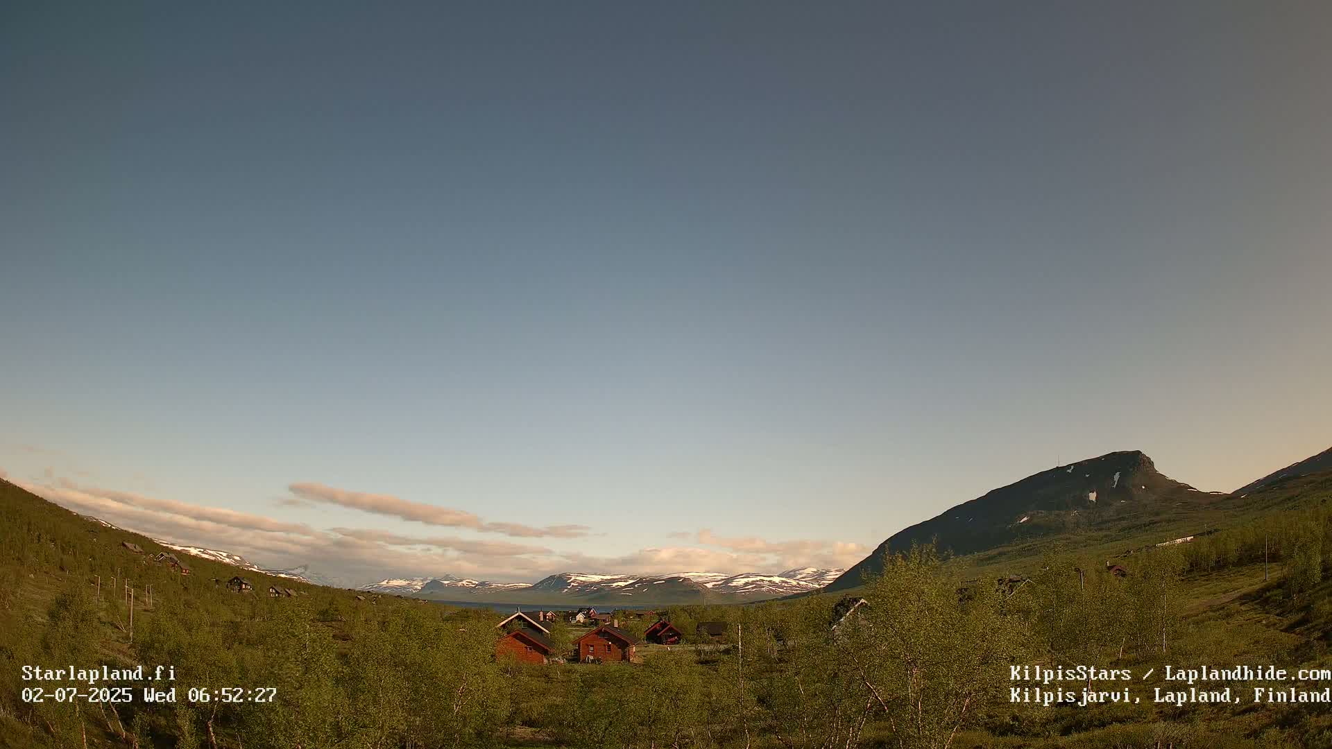 Kilpisjarvi Village , Northern Lights/Aurora Borealis Live Cam - Kilpisjärvi, Enontekiö, Lapland, Finland