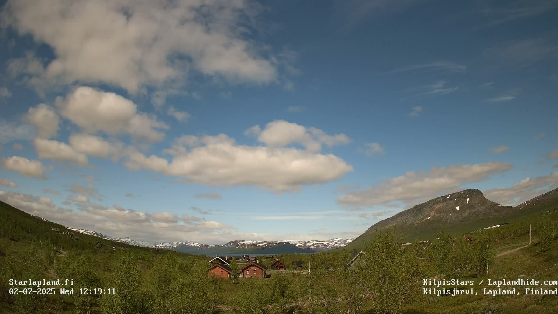 Kilpisjarvi Village , Northern Lights/Aurora Borealis Live Cam - Kilpisjärvi, Enontekiö, Lapland, Finland