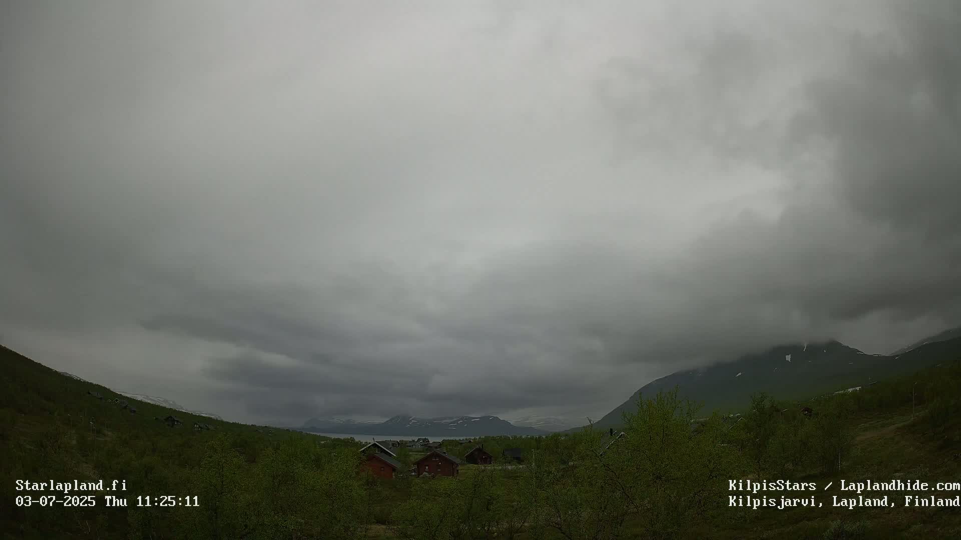 Kilpisjarvi Village , Northern Lights/Aurora Borealis Live Cam - Kilpisjärvi, Enontekiö, Lapland, Finland