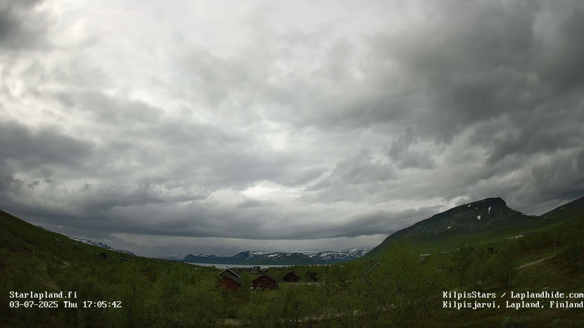 Kilpisjarvi Village , Northern Lights/Aurora Borealis Live Cam - Kilpisjärvi, Enontekiö, Lapland, Finland