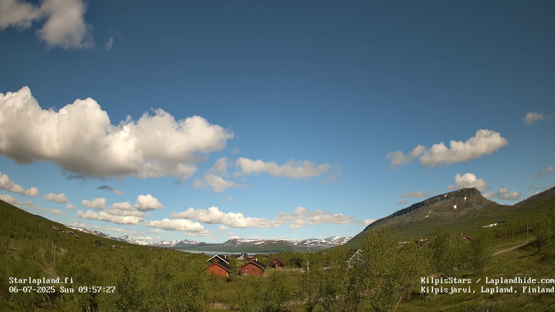 Kilpisjarvi Village , Northern Lights/Aurora Borealis Live Cam - Kilpisjärvi, Enontekiö, Lapland, Finland