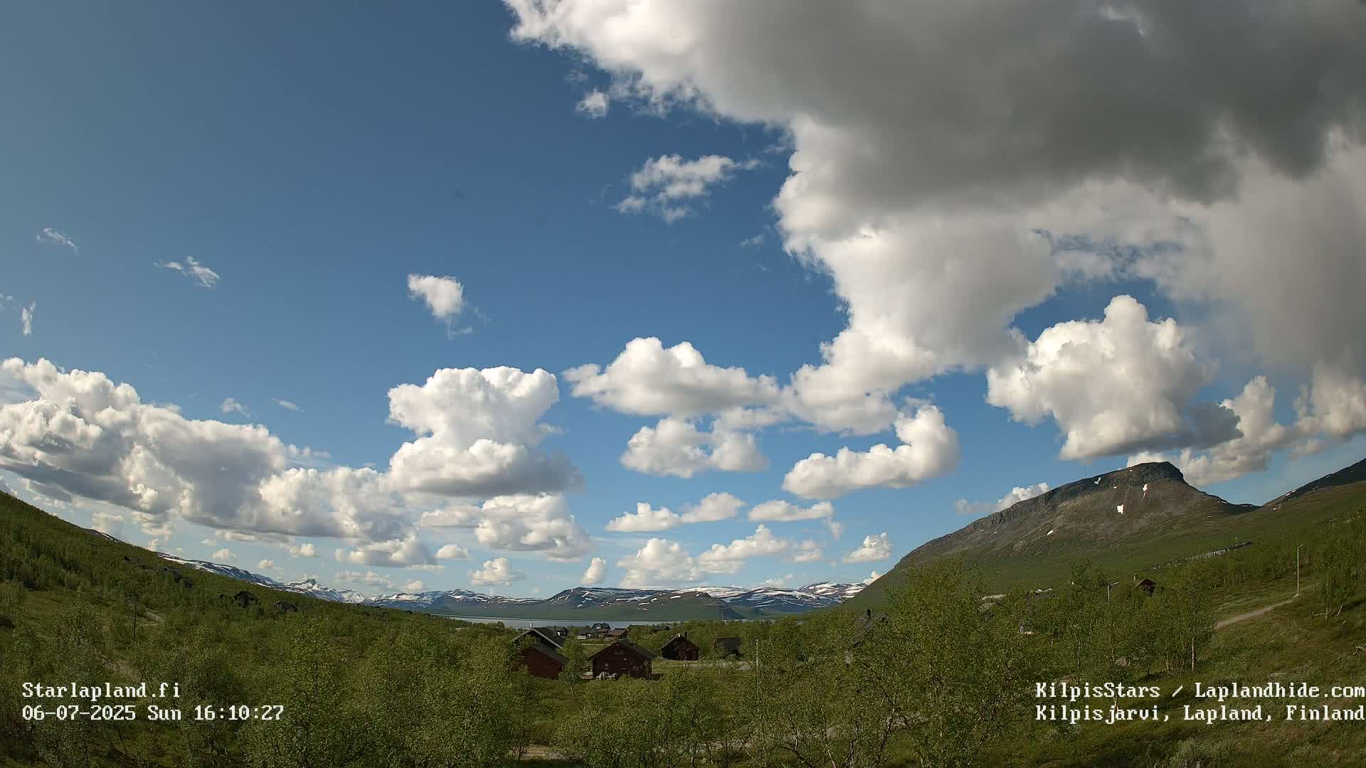 Kilpisjarvi Village , Northern Lights/Aurora Borealis Live Cam - Kilpisjärvi, Enontekiö, Lapland, Finland