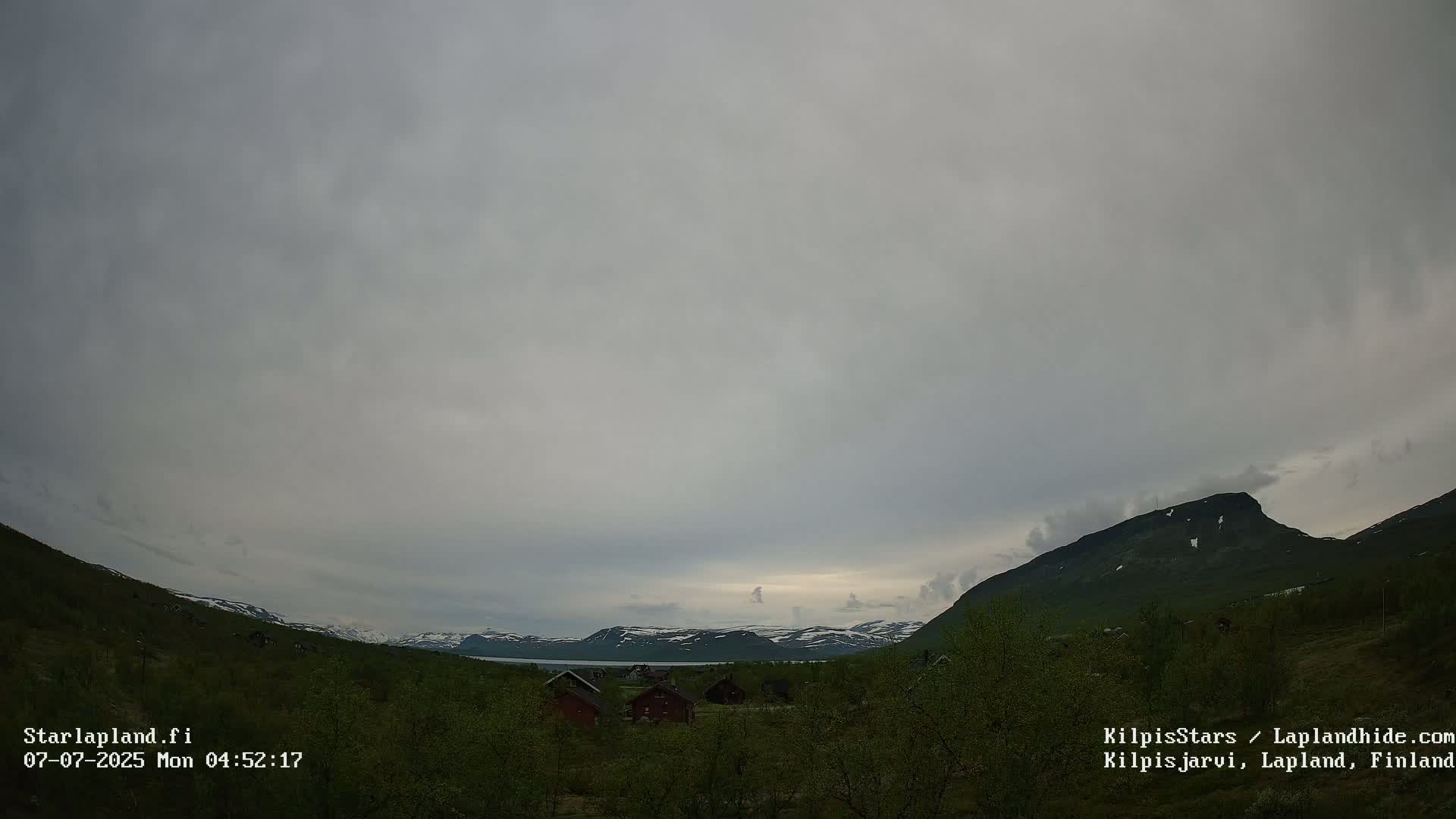 Kilpisjarvi Village , Northern Lights/Aurora Borealis Live Cam - Kilpisjärvi, Enontekiö, Lapland, Finland