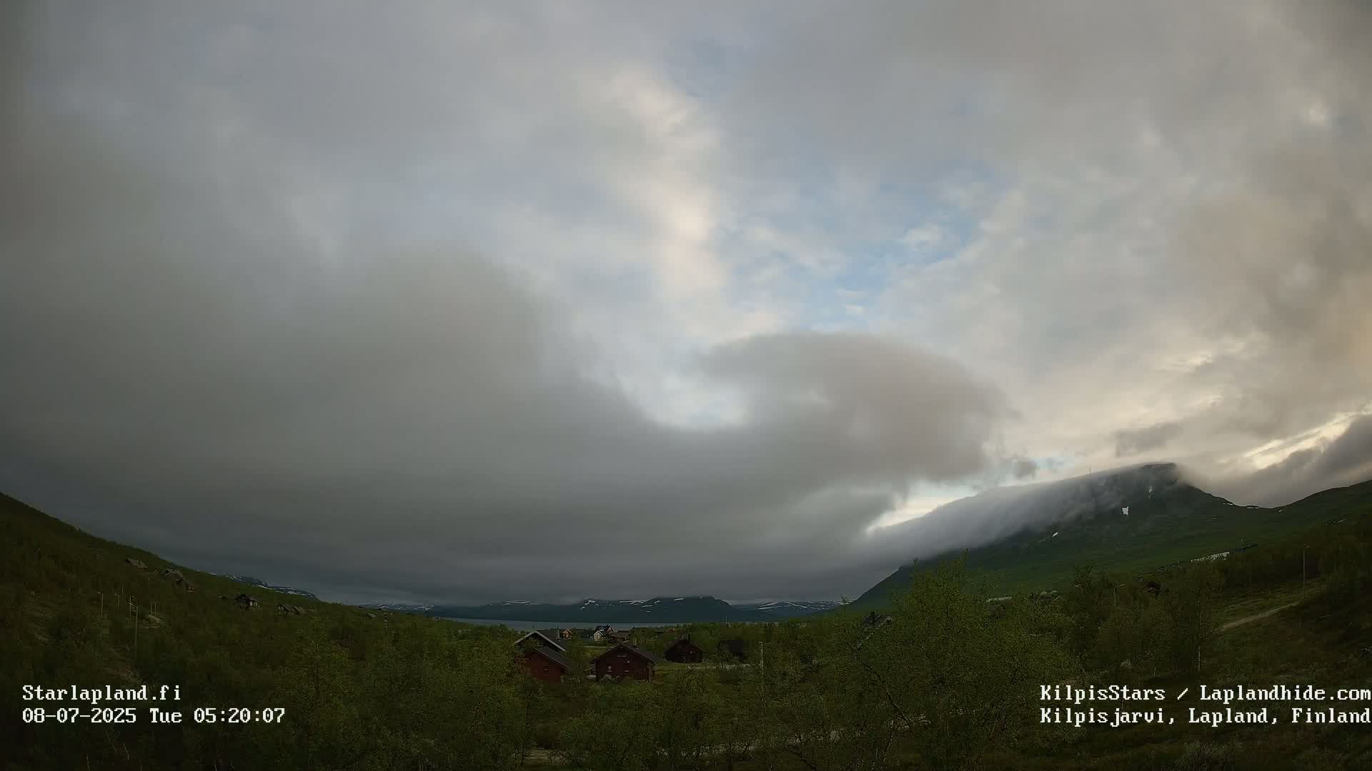 Kilpisjarvi Village , Northern Lights/Aurora Borealis Live Cam - Kilpisjärvi, Enontekiö, Lapland, Finland