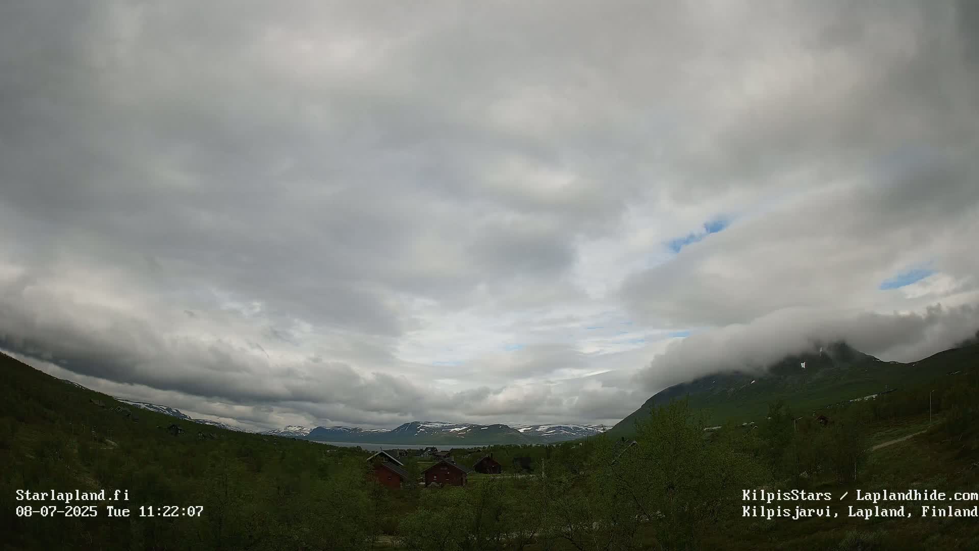 Kilpisjarvi Village , Northern Lights/Aurora Borealis Live Cam - Kilpisjärvi, Enontekiö, Lapland, Finland