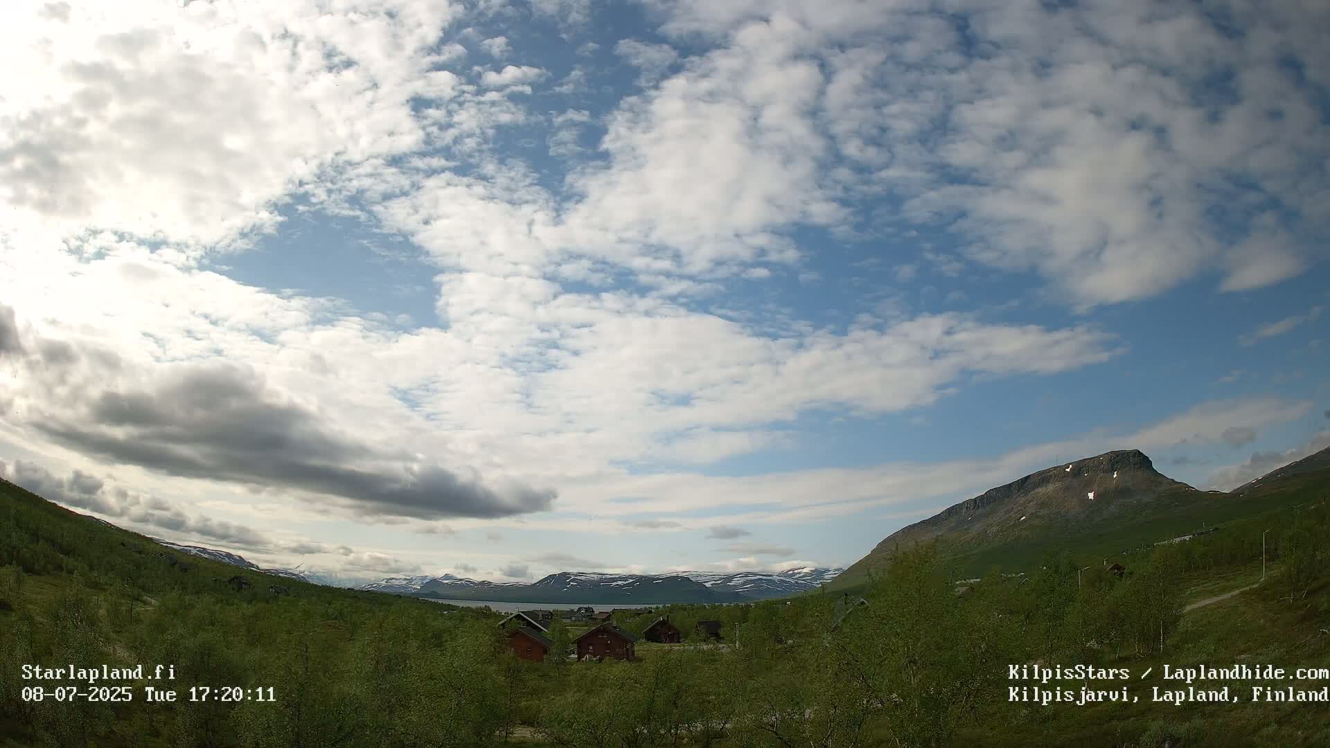 Kilpisjarvi Village , Northern Lights/Aurora Borealis Live Cam - Kilpisjärvi, Enontekiö, Lapland, Finland