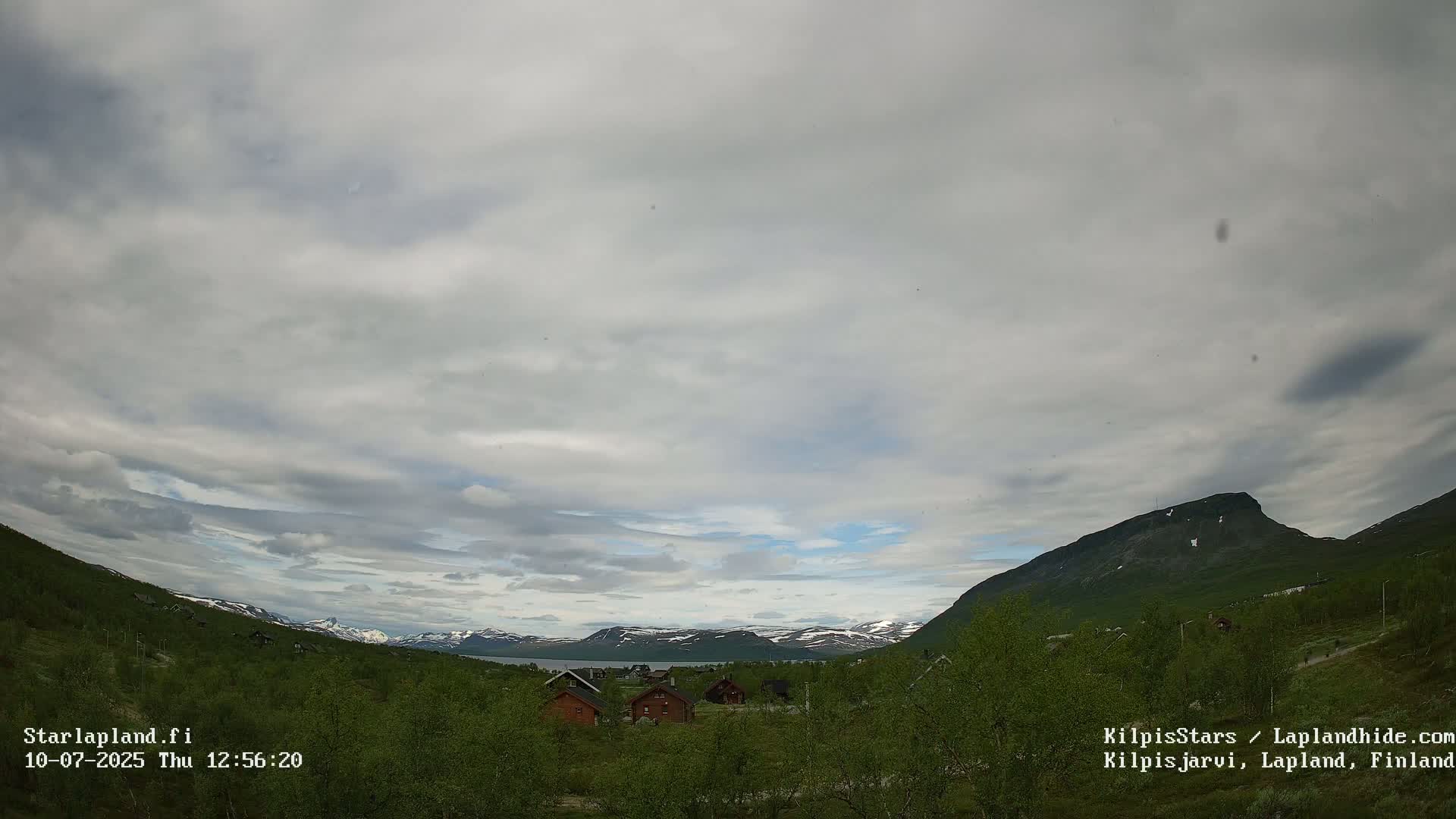 Kilpisjarvi Village , Northern Lights/Aurora Borealis Live Cam - Kilpisjärvi, Enontekiö, Lapland, Finland