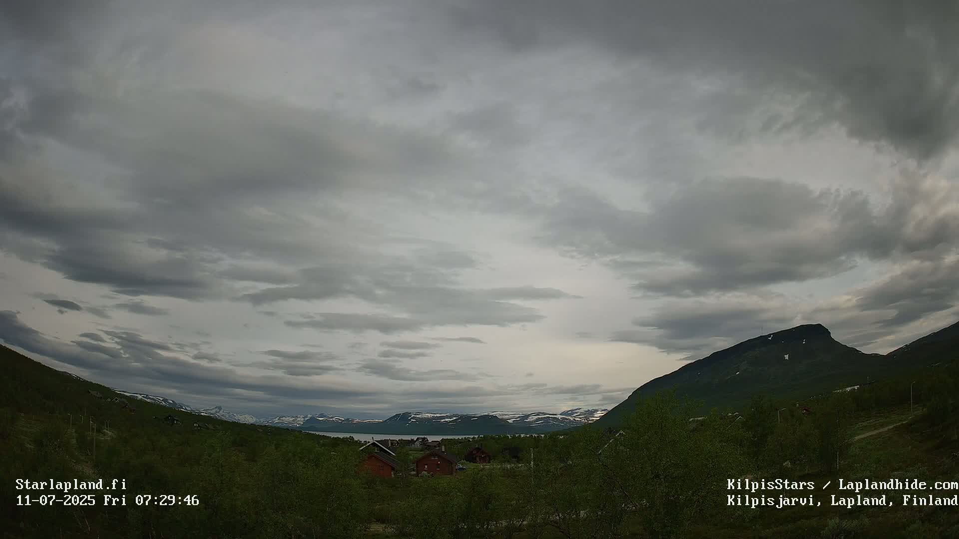 Kilpisjarvi Village , Northern Lights/Aurora Borealis Live Cam - Kilpisjärvi, Enontekiö, Lapland, Finland