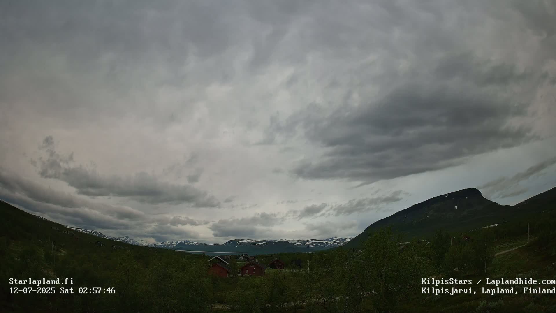 Kilpisjarvi Village , Northern Lights/Aurora Borealis Live Cam - Kilpisjärvi, Enontekiö, Lapland, Finland