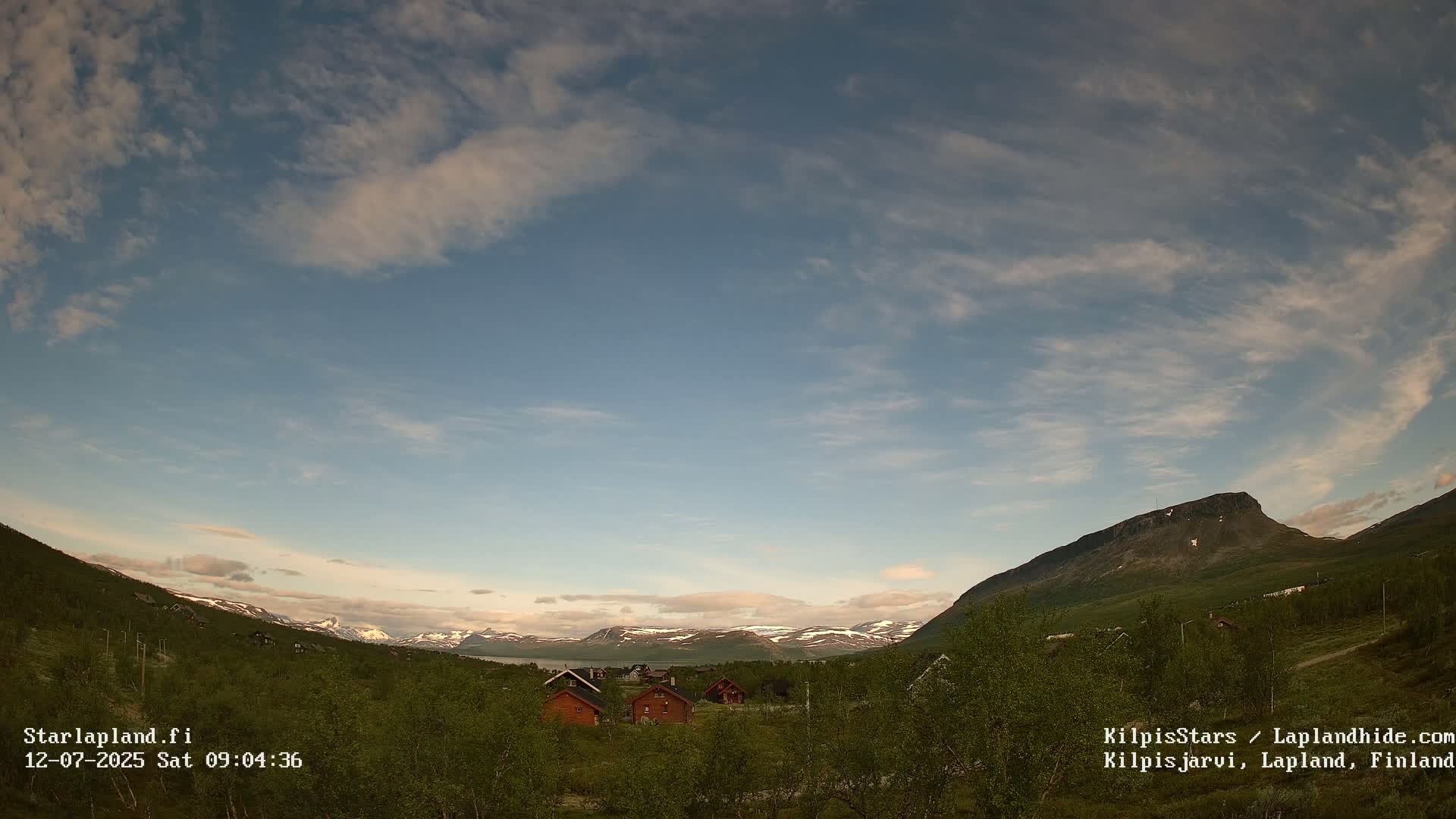 Kilpisjarvi Village , Northern Lights/Aurora Borealis Live Cam - Kilpisjärvi, Enontekiö, Lapland, Finland