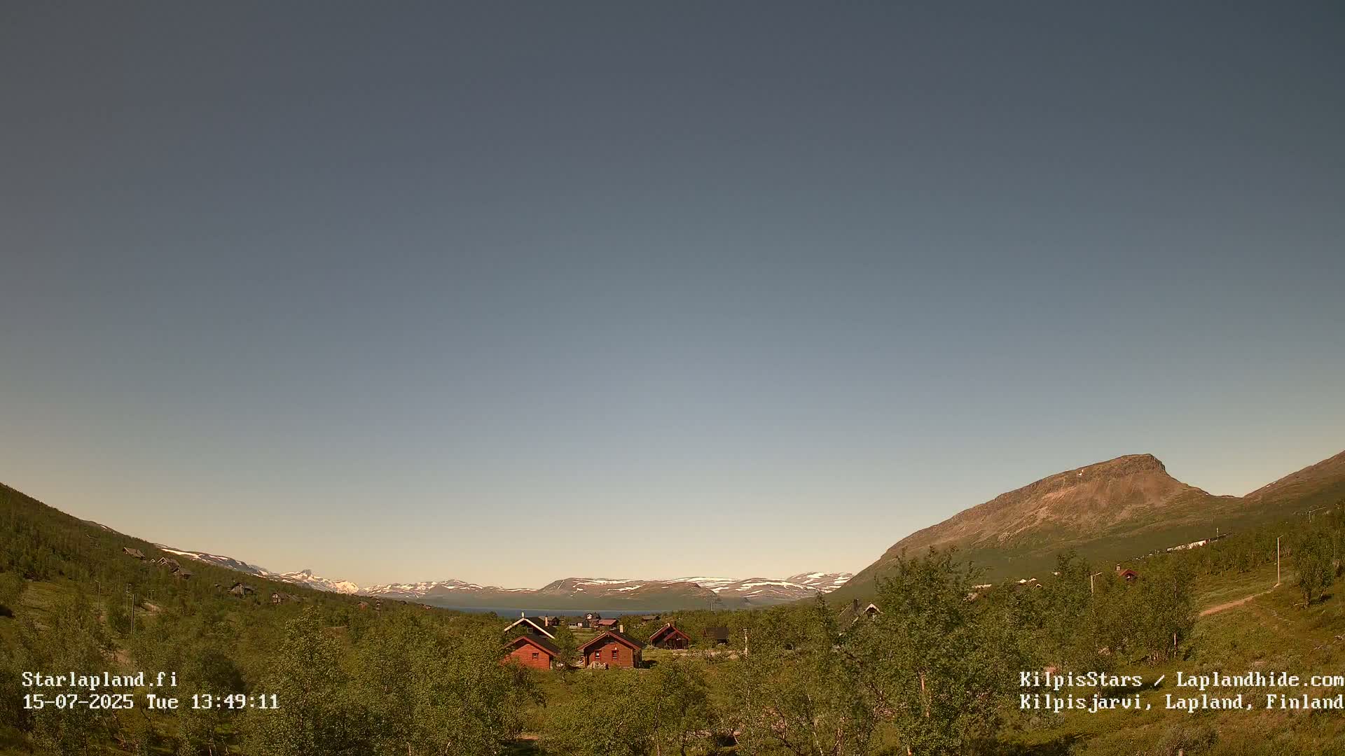 Kilpisjarvi Village , Northern Lights/Aurora Borealis Live Cam - Kilpisjärvi, Enontekiö, Lapland, Finland